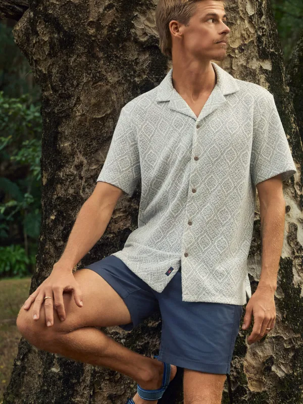 Short-Sleeve Oasis Camp Shirt - Rock Coast made by Faherty