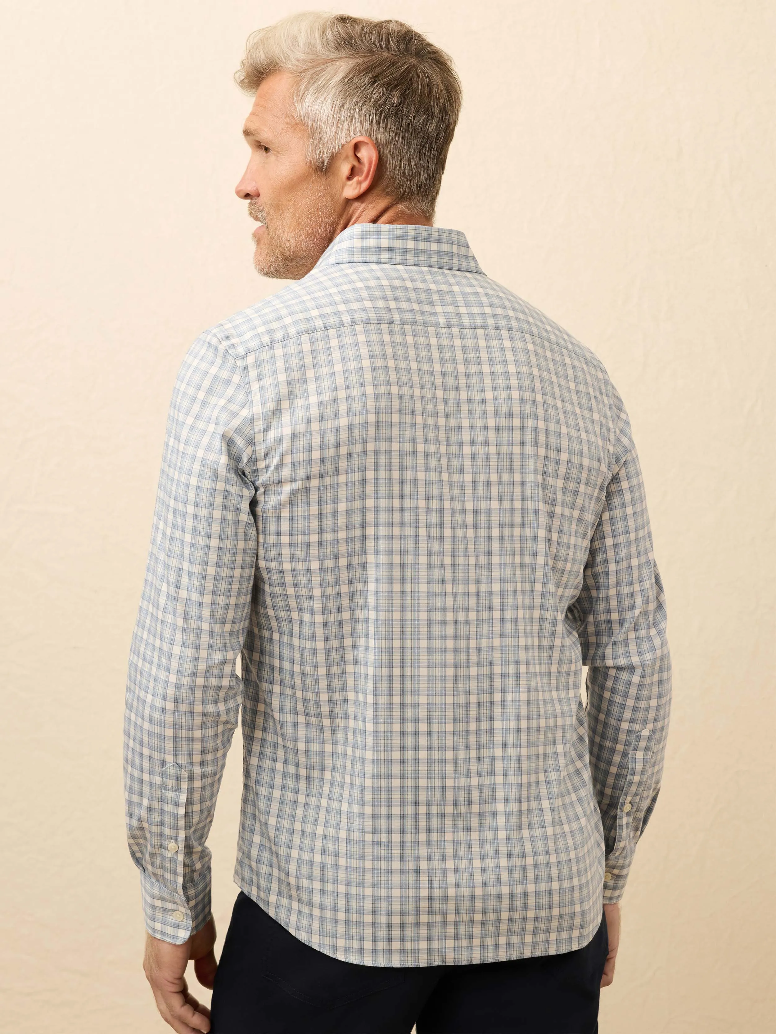 TheMovement Shirt - Ivory Sea Plaid sold by Faherty product image thumbnail 2
