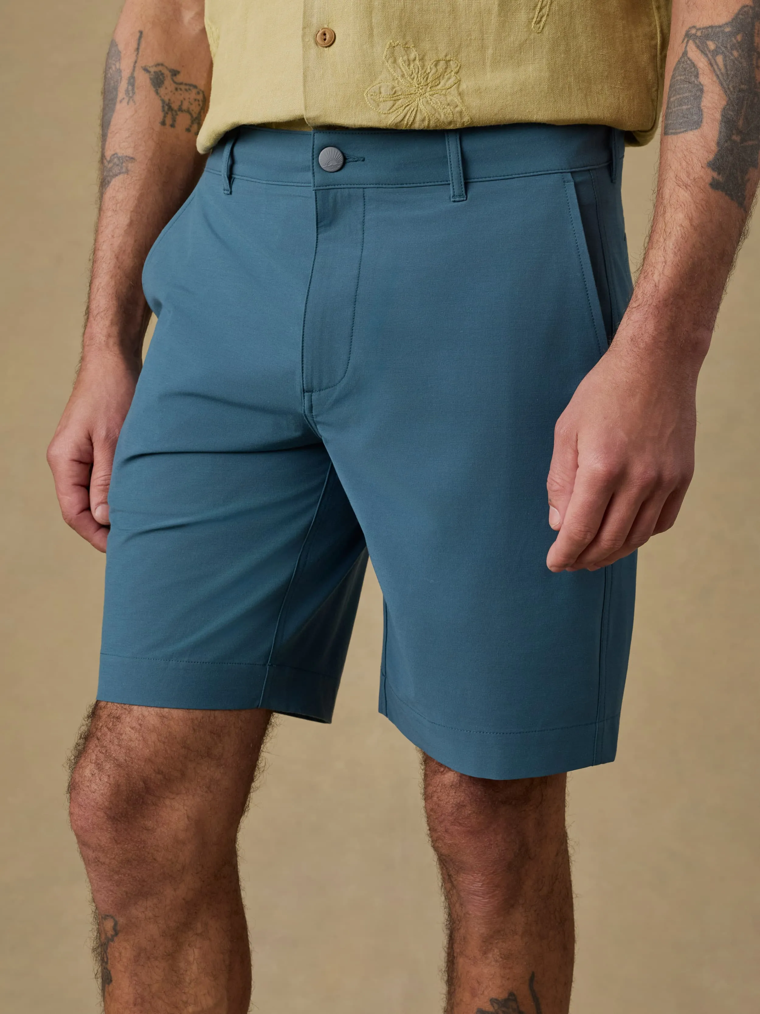 All Day Short (9") - Dark Teal sold by Faherty product image thumbnail 4