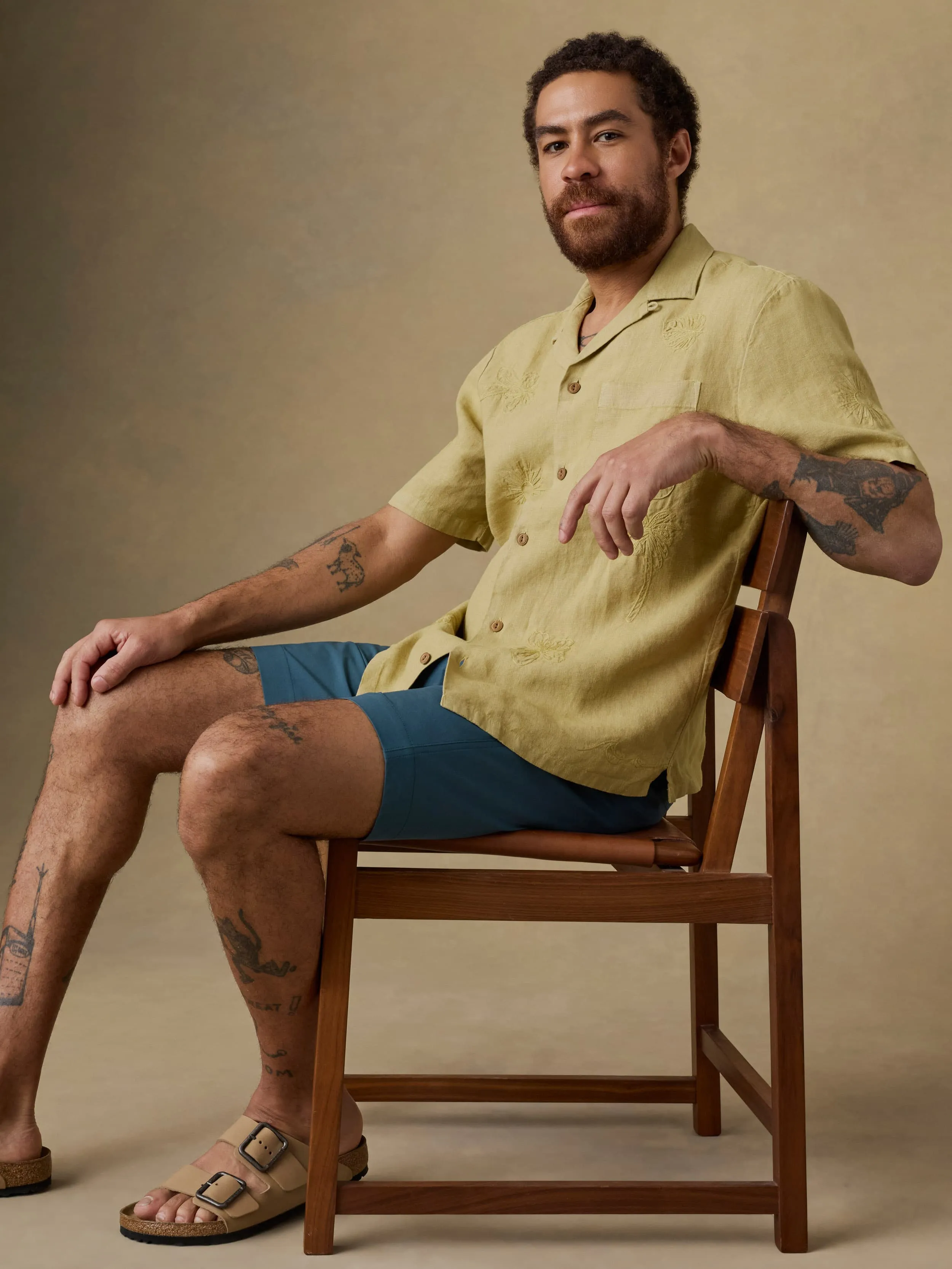 All Day Short (9") - Dark Teal sold by Faherty product image thumbnail 3