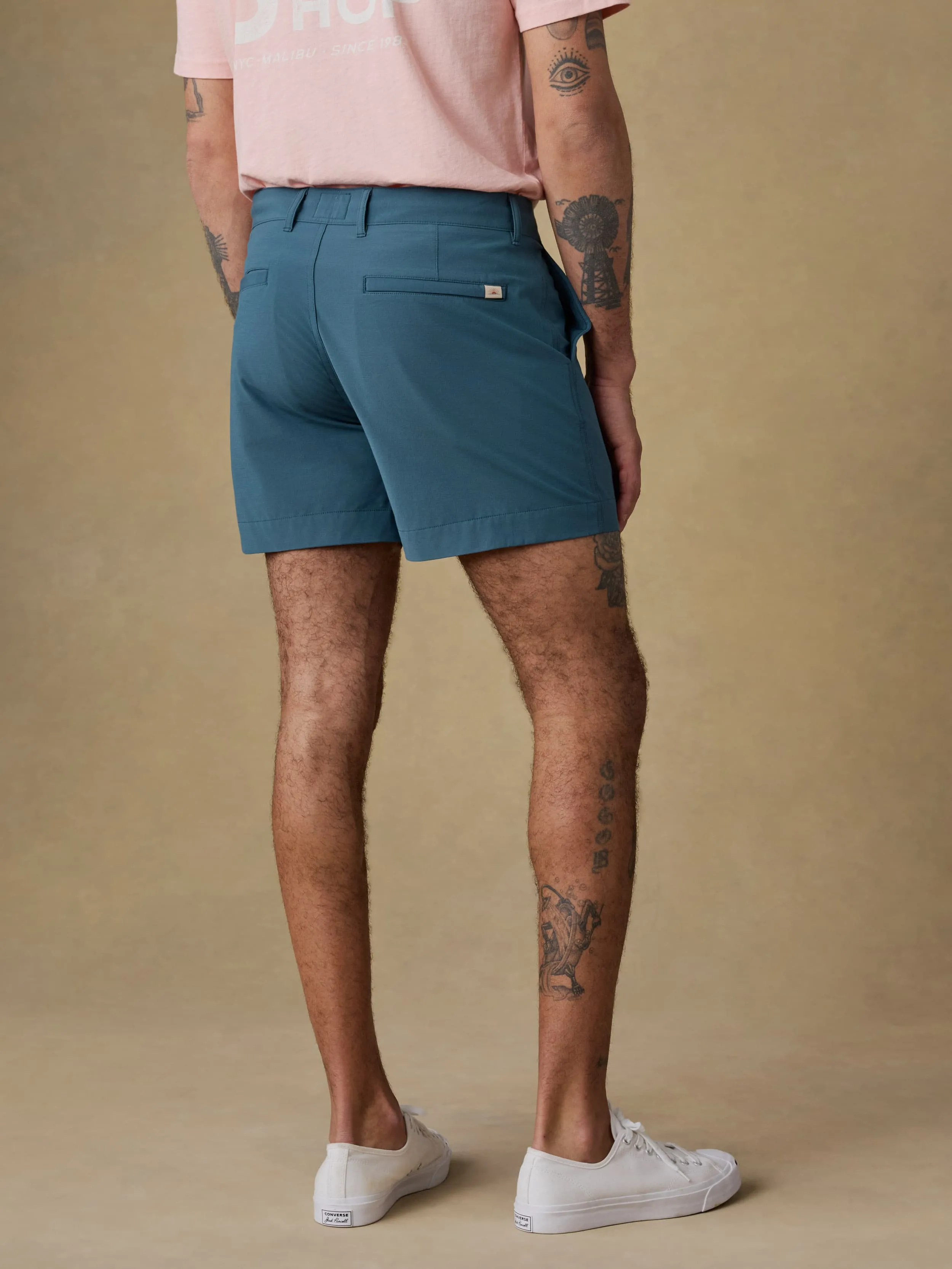 All Day™ Short (5") - Dark Teal sold by Faherty product image thumbnail 3