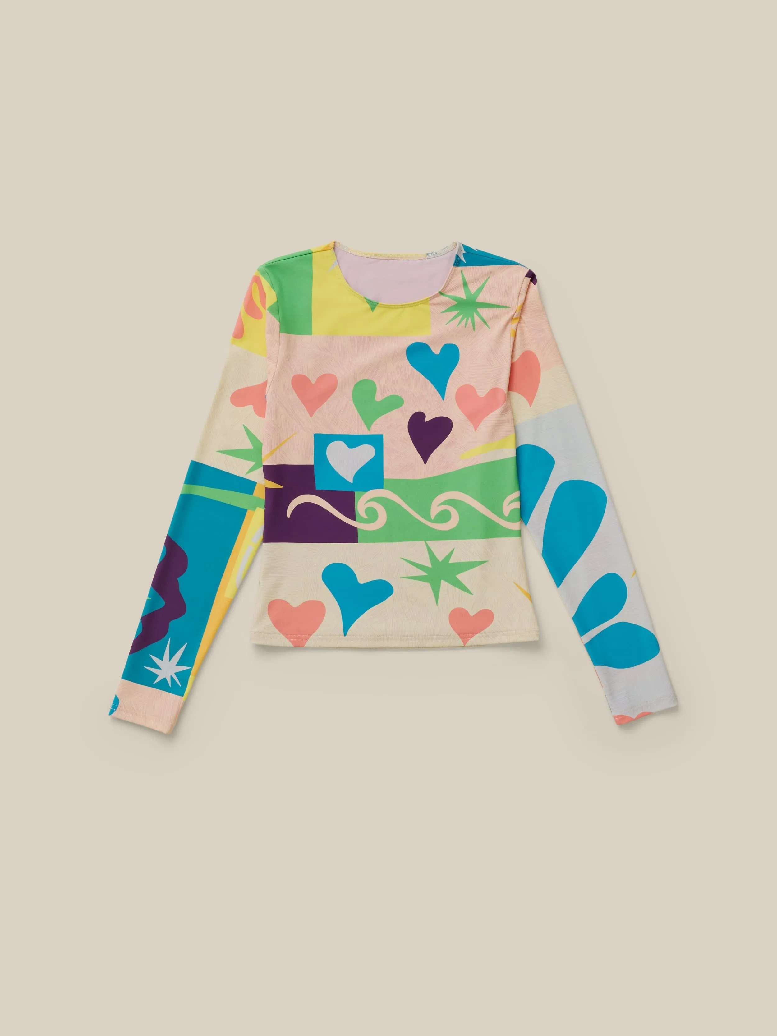Faherty x Quiksilver Rash Guard - Sunshine Coast Tile sold by Faherty product image thumbnail 5