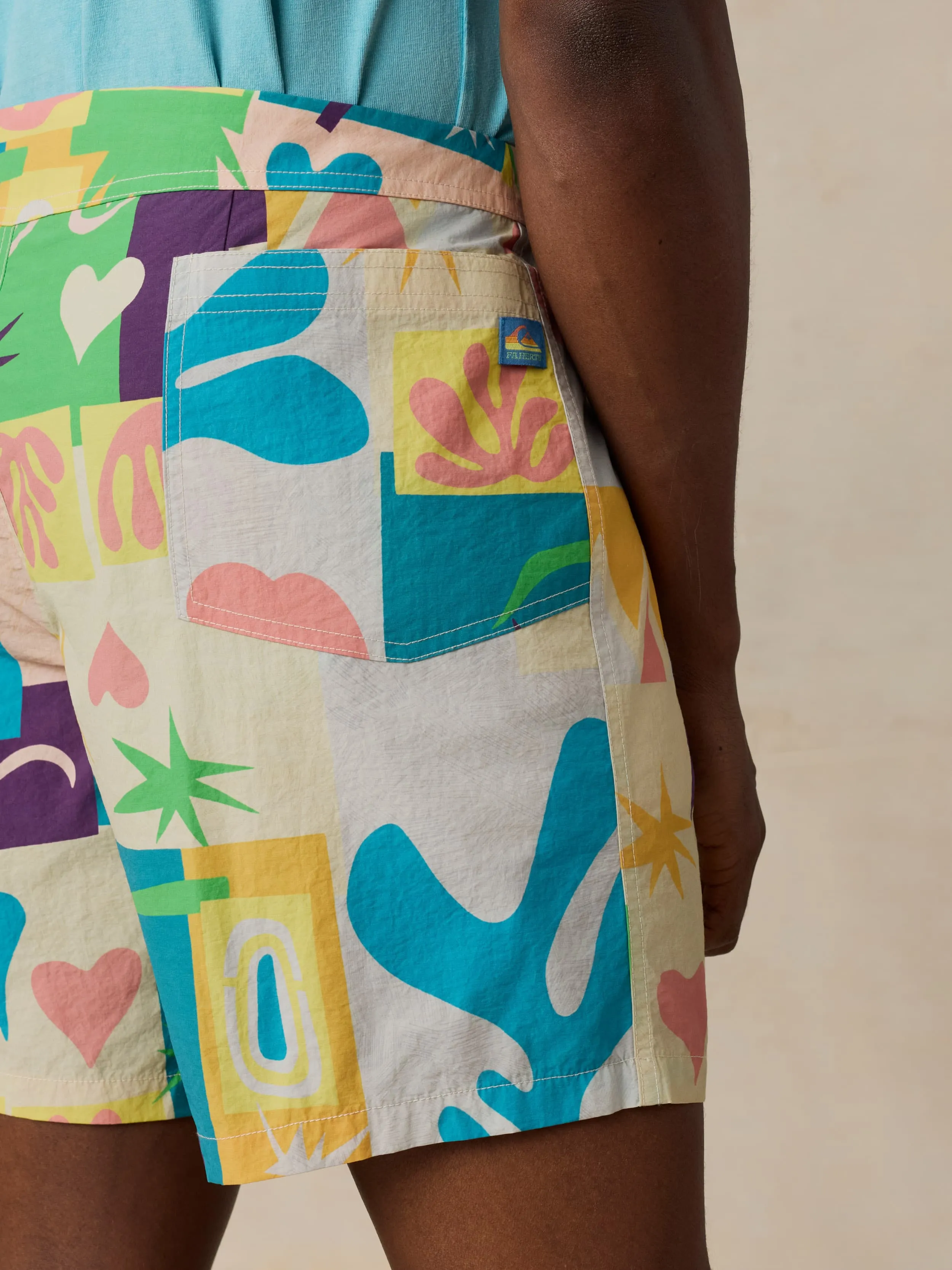 Faherty x Quiksilver Boardshort - Sunshine Coast Tile sold by Faherty product image thumbnail 5