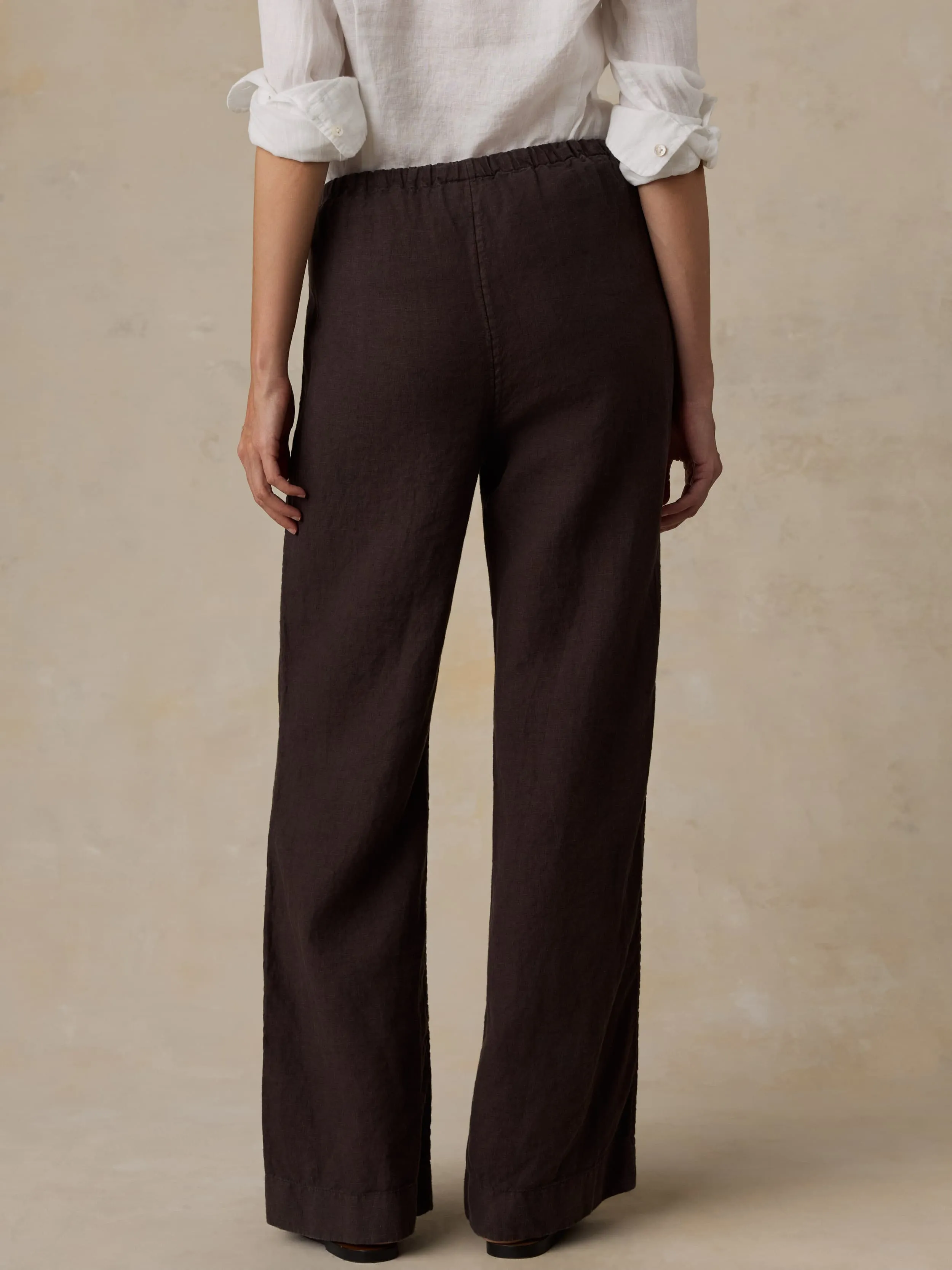 Laidback Linen Pant - Demitasse sold by Faherty product image thumbnail 4