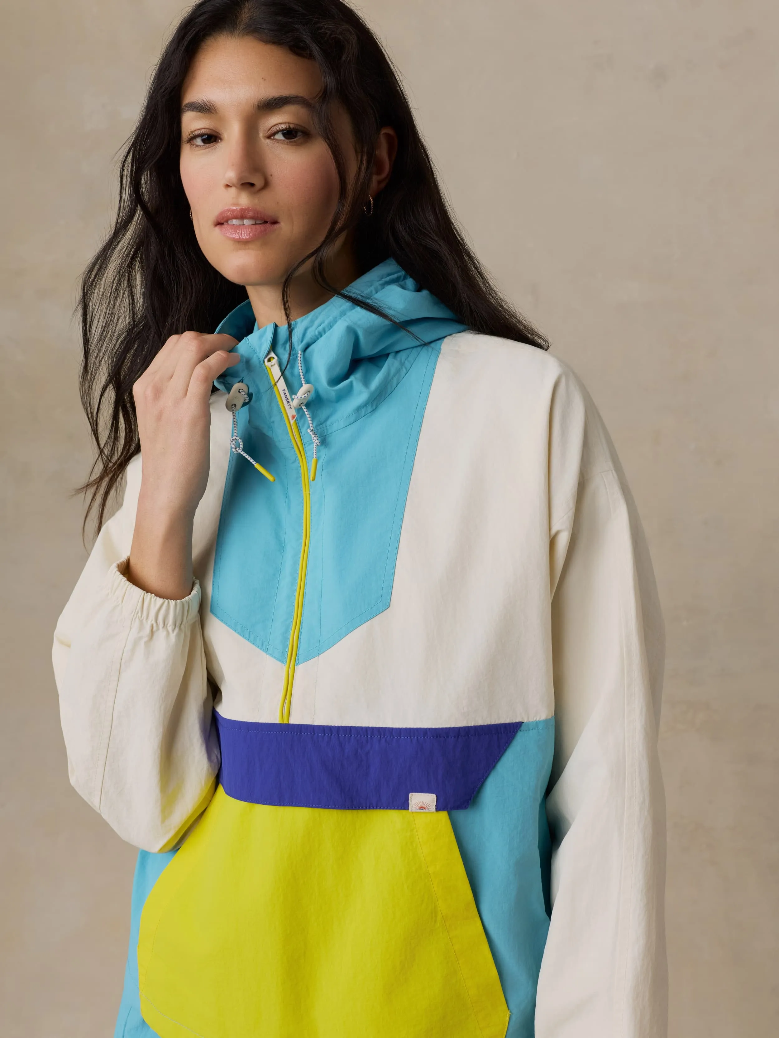 Shorelite Active Windbreaker - Blue Fin Bay sold by Faherty product image thumbnail 2