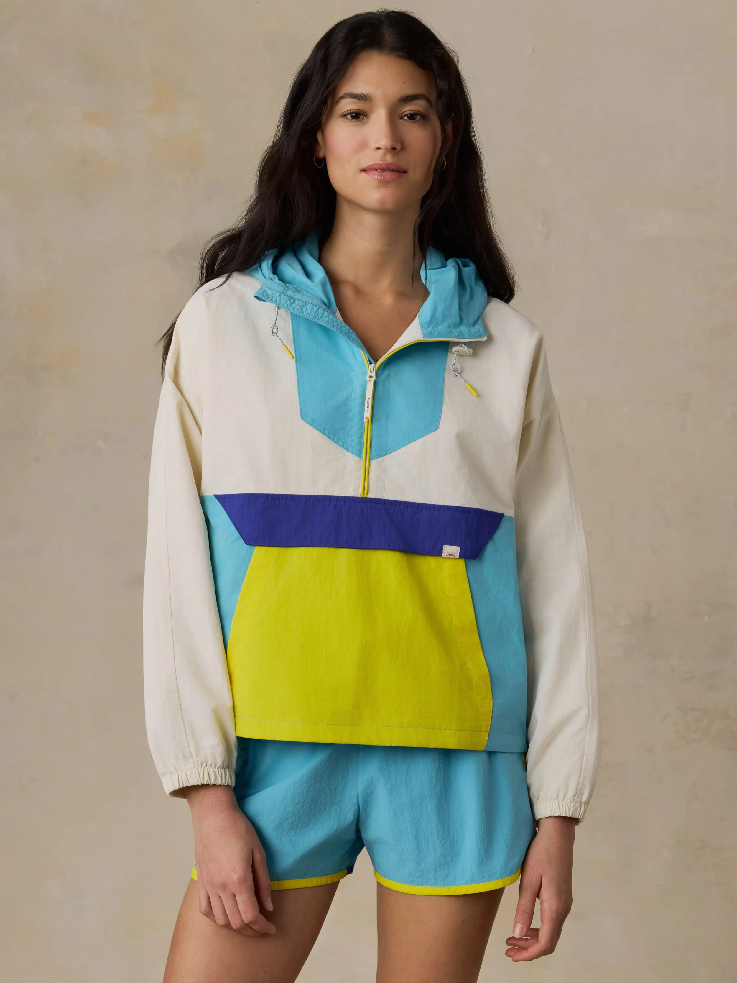 Shorelite Active Windbreaker - Blue Fin Bay sold by Faherty product image thumbnail 3