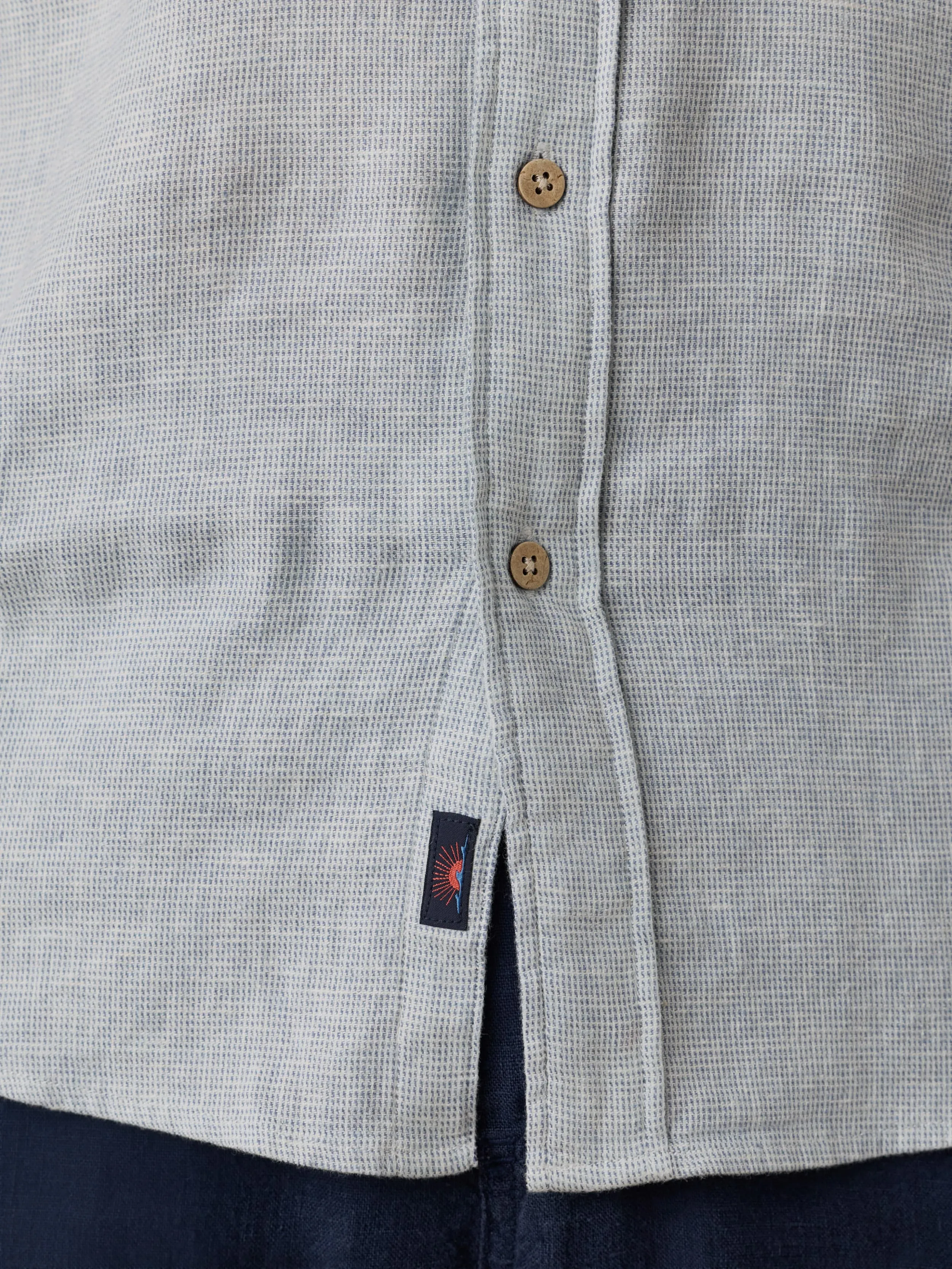 Short-Sleeve Breeze Shirt - Blue Streams sold by Faherty product image thumbnail 5