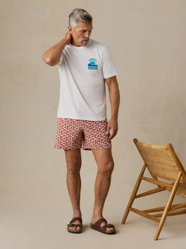 All Day™ Trunk (6") - Clay Wave Block made by Faherty