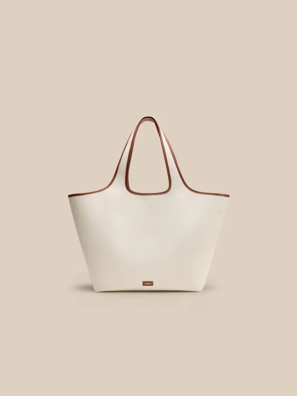 Cuyana For Faherty Oversized Canvas System Tote - Natural made by Faherty