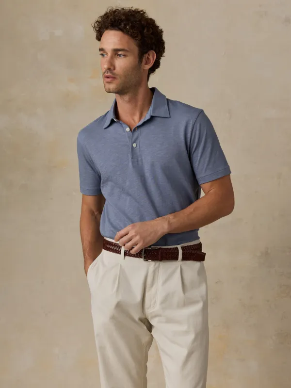 Sunwashed T-Shirt Polo - Flint made by Faherty