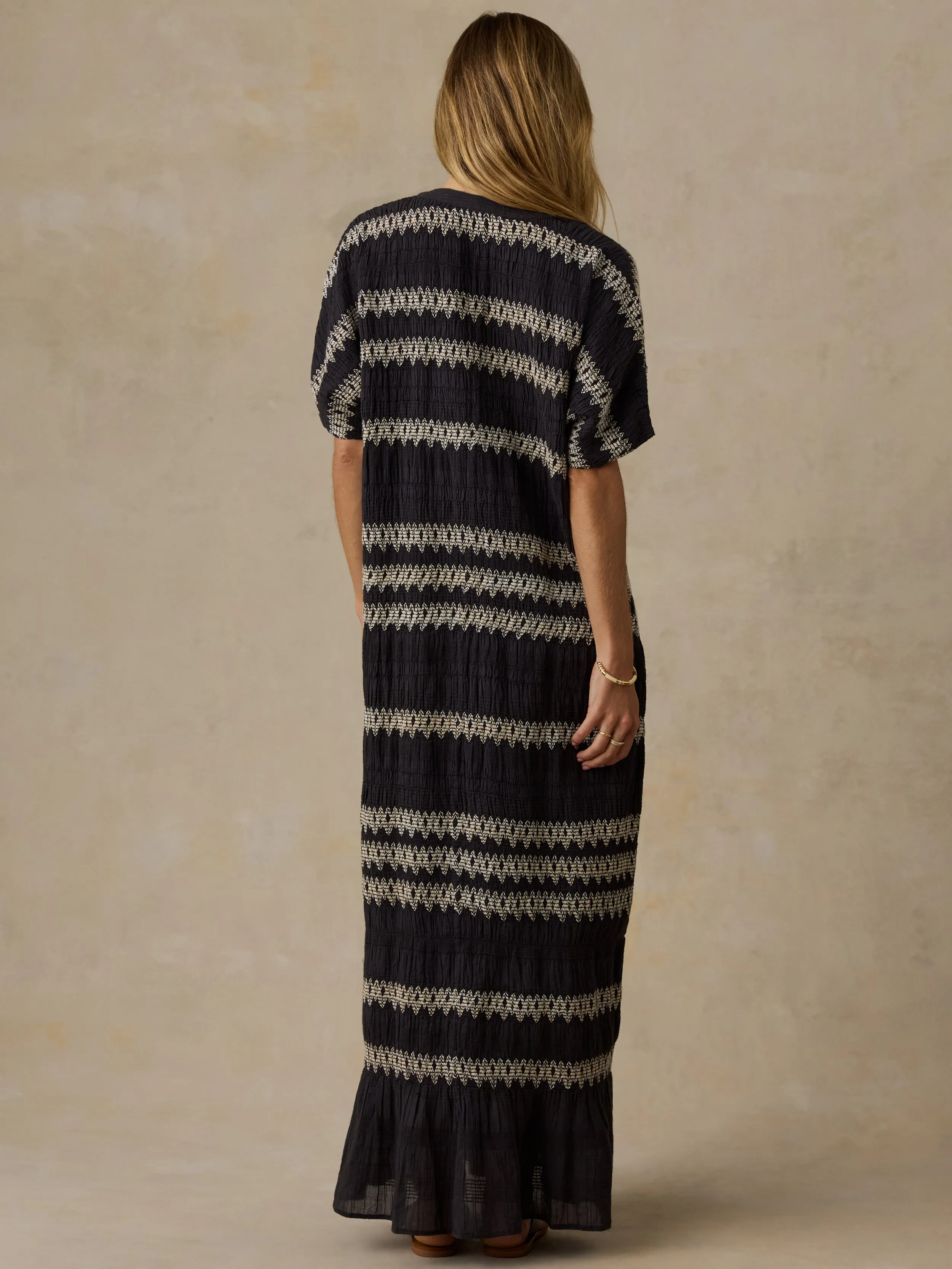 Selene Maxi Dress - Washed Black sold by Faherty product image thumbnail 3
