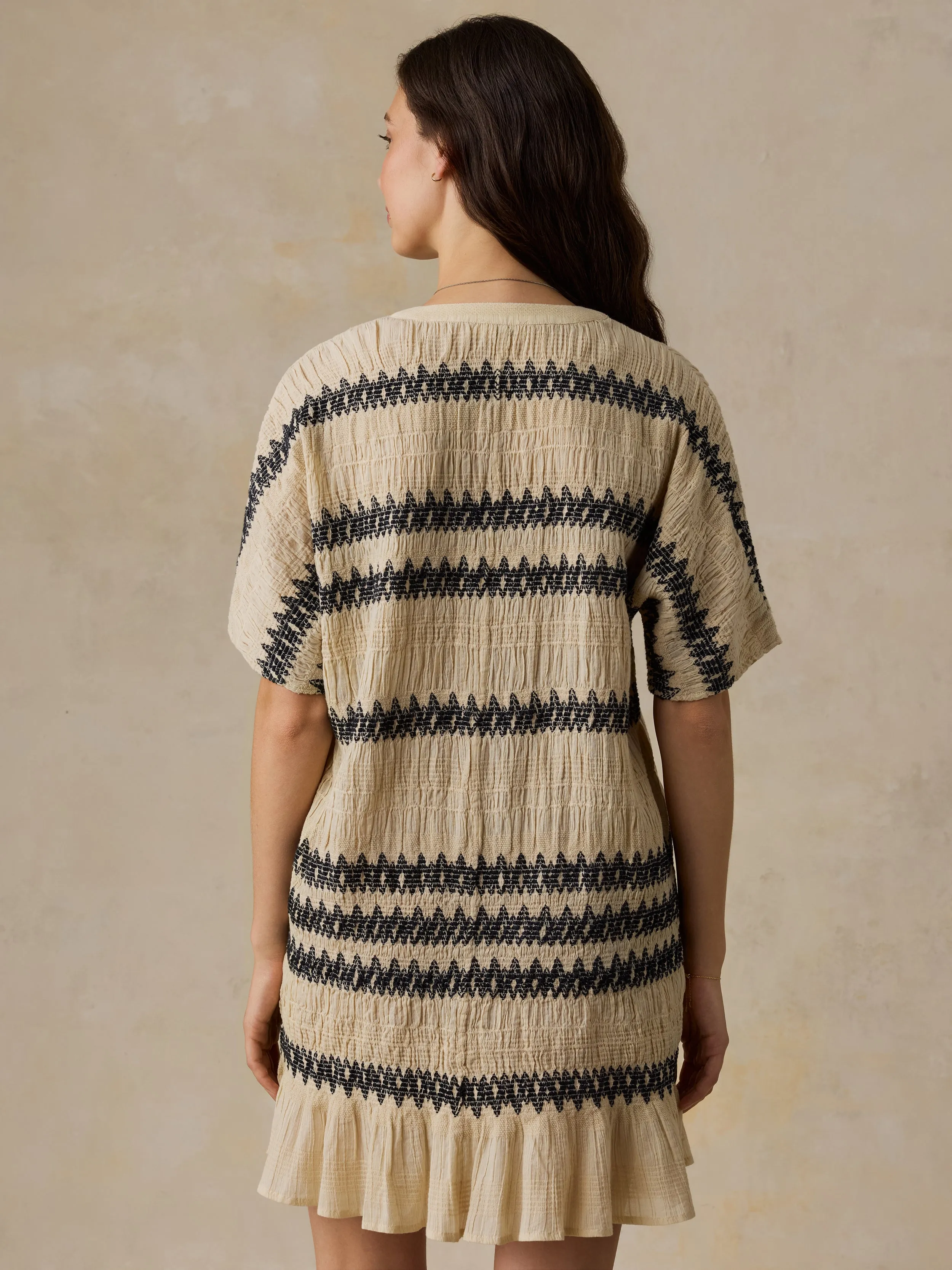 Selene Mini Dress - Angora sold by Faherty product image thumbnail 4