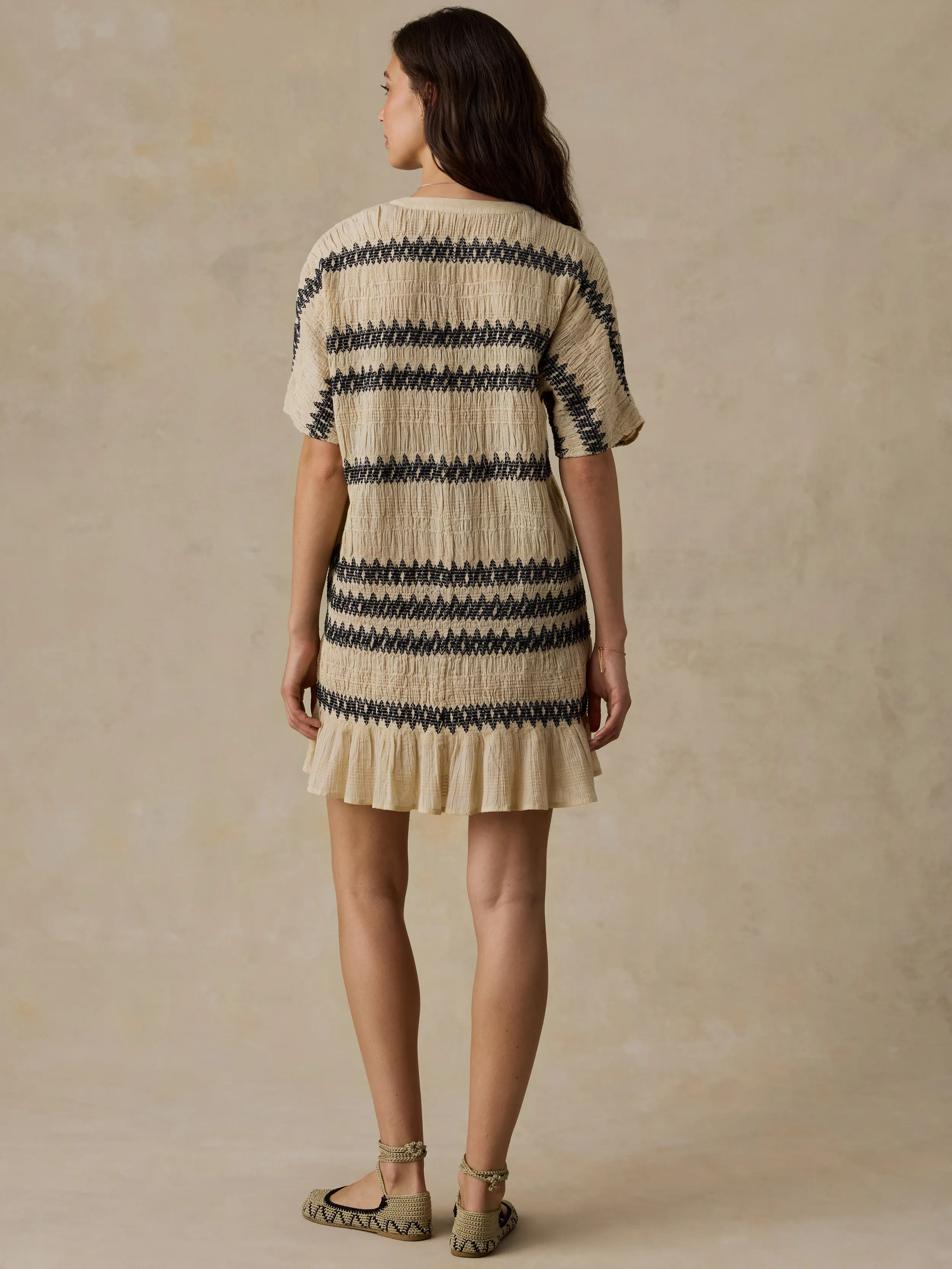 Selene Mini Dress - Angora sold by Faherty product image thumbnail 5