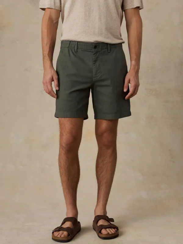 Reserve Chino Short - Forest Grove made by Faherty