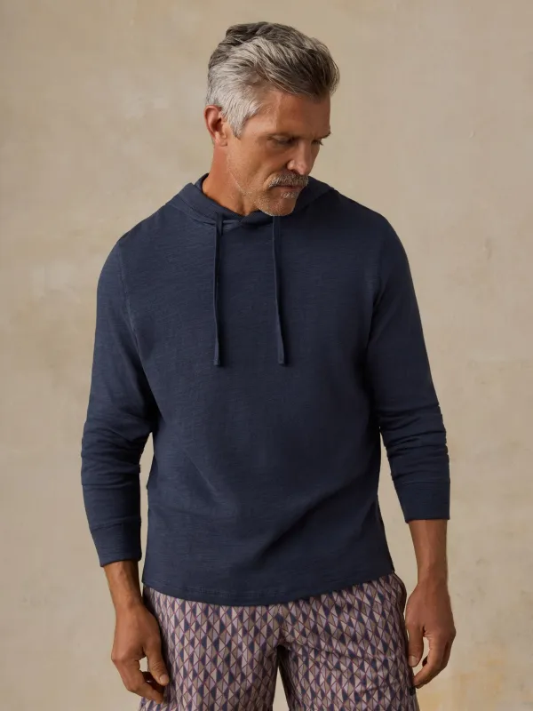 Sunwashed Organic Hoodie - Blue Nights made by Faherty