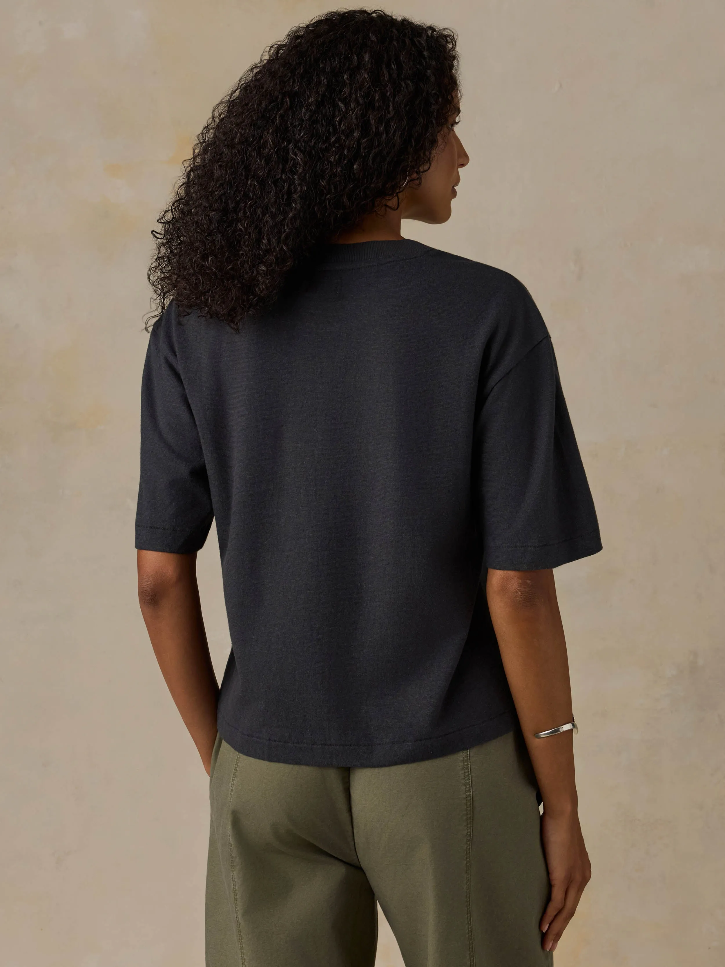 Faherty x Parks Project NYC Parks Hemp Blend Vintage Tee - Washed Black sold by Faherty product image thumbnail 4