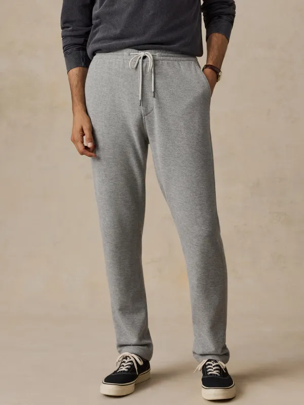 Highland Knit Pant - Rainier Grey Heather made by Faherty