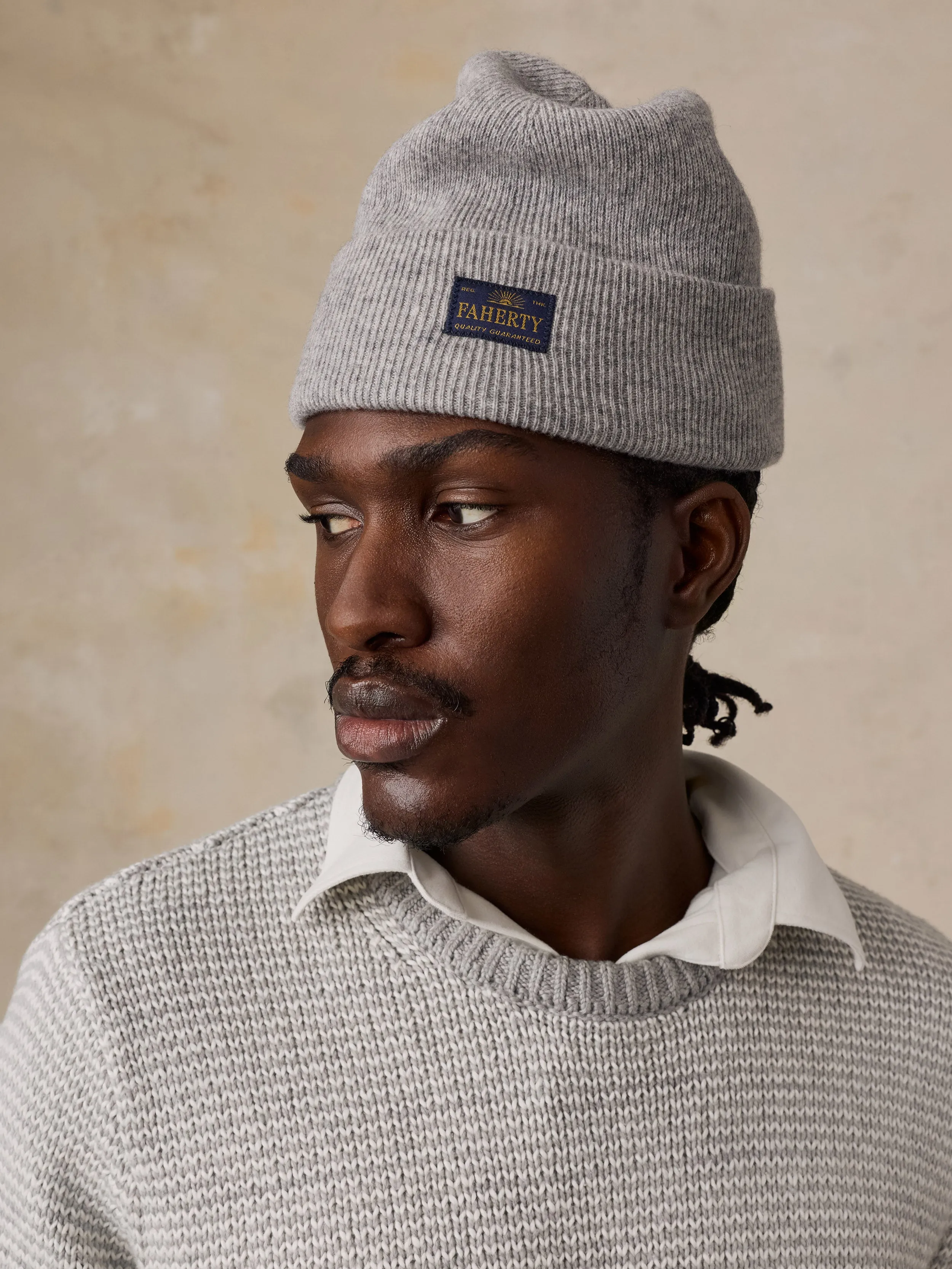 Heirloom Crewneck Sweater - Steel Shores Feeder sold by Faherty product image thumbnail 2