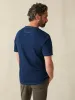 Short-Sleeve Indigo Pocket Tee - Midnight Wash sold by Faherty