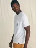 Short-Sleeve Surfrider Sunwashed Pocket Tee - White sold by Faherty
