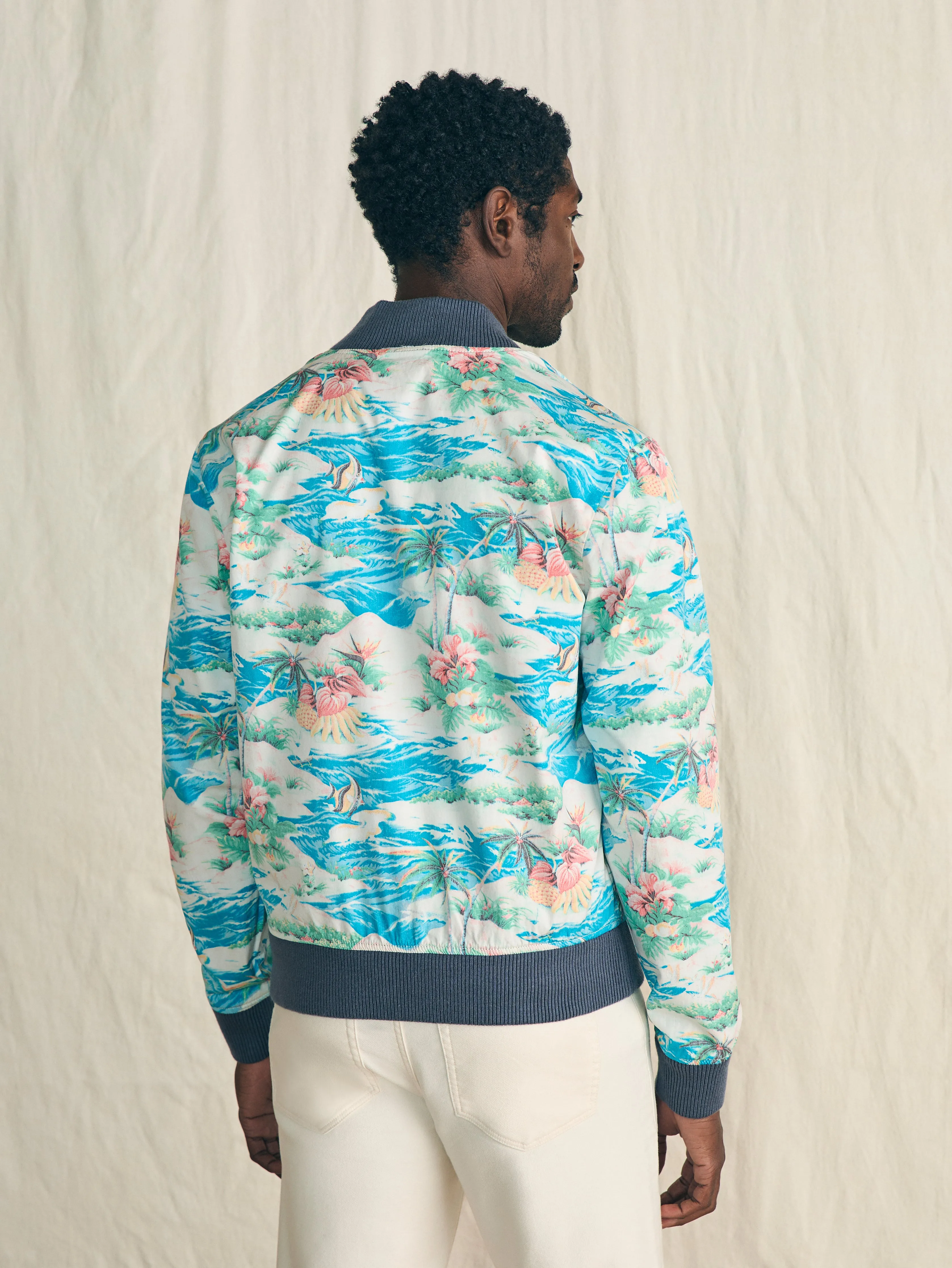 Reversible Surf Shop Jacket - Venice sold by Faherty product image thumbnail 4