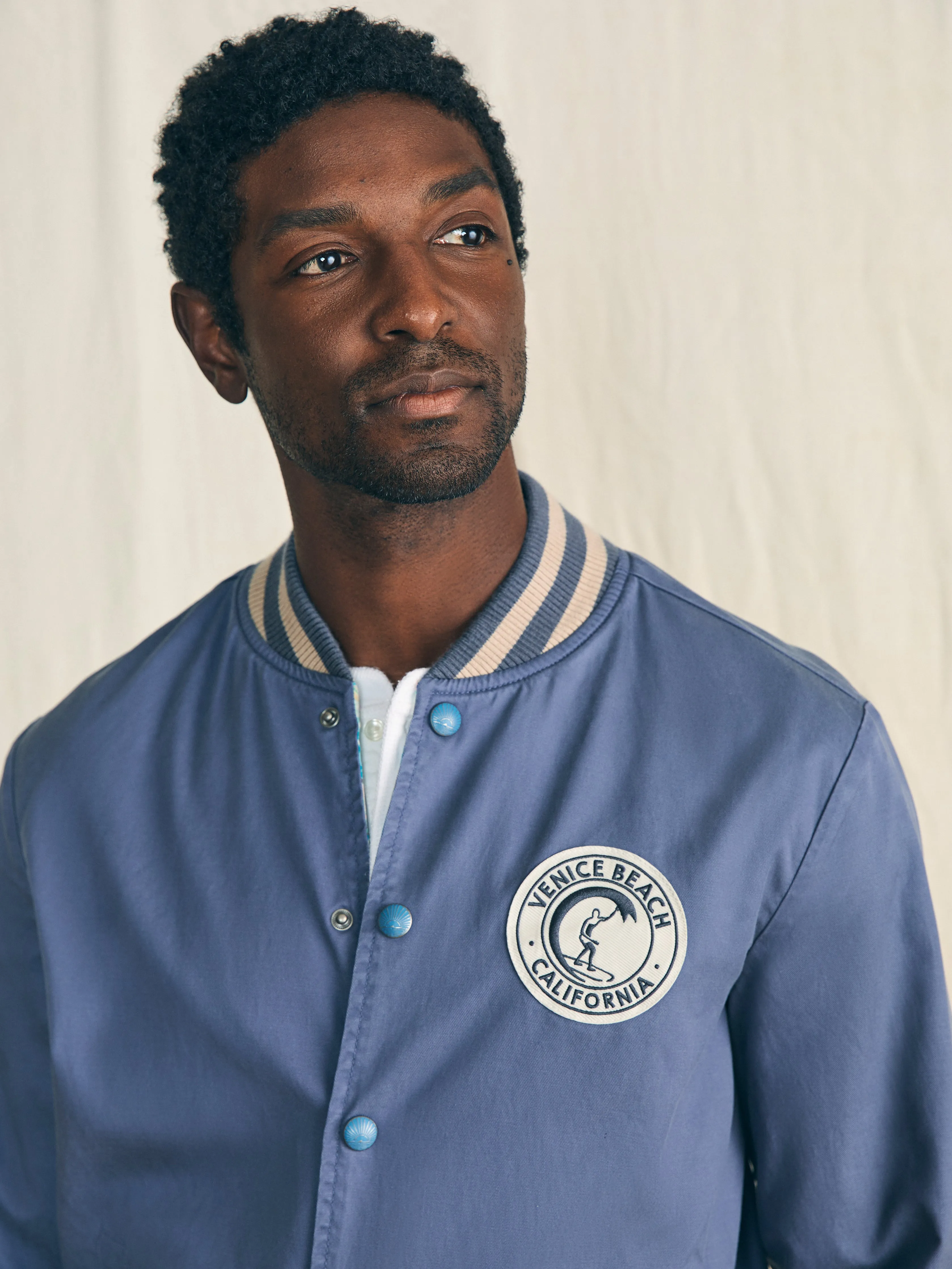 Reversible Surf Shop Jacket - Venice sold by Faherty