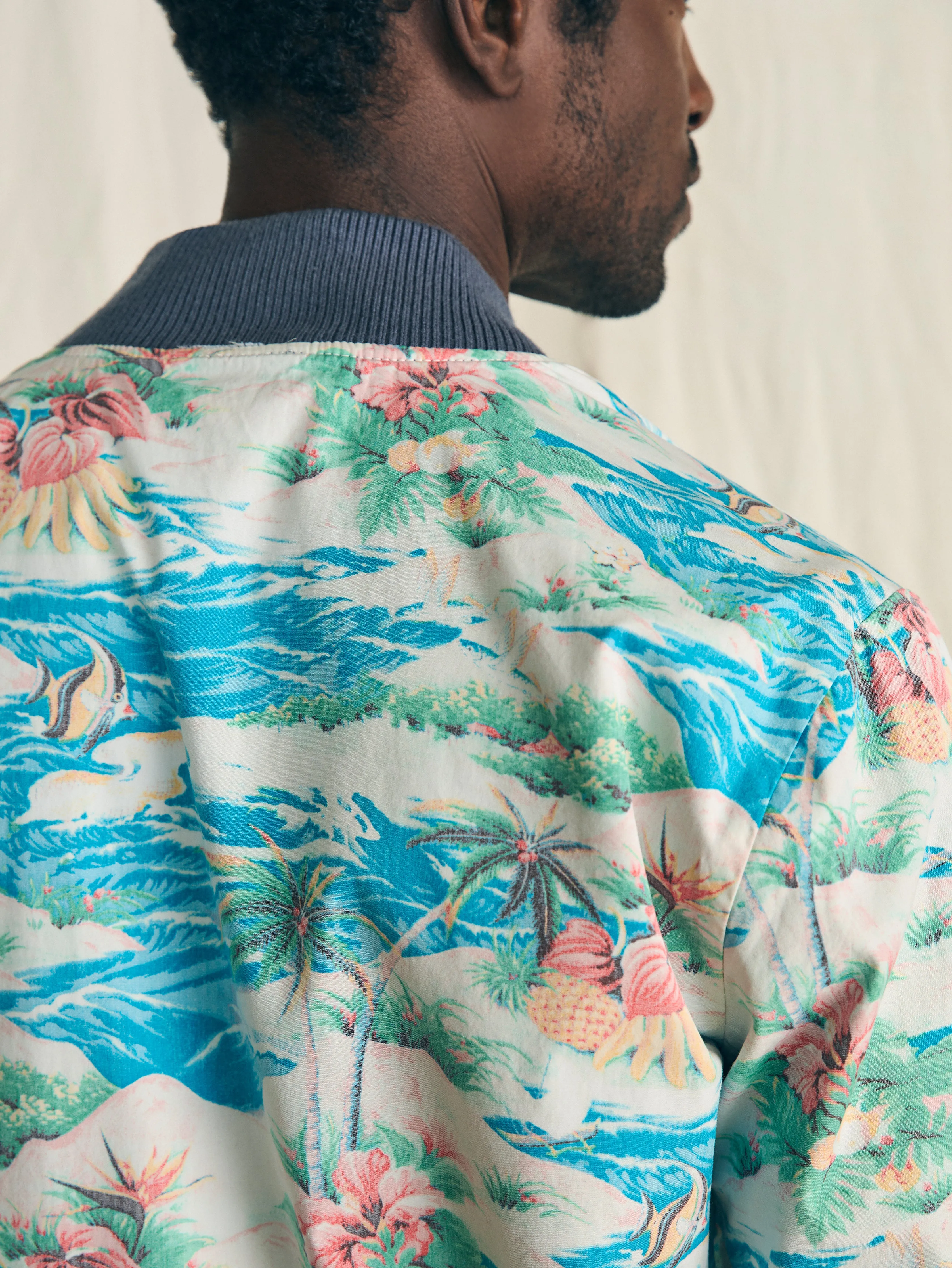 Reversible Surf Shop Jacket - Venice sold by Faherty product image thumbnail 5