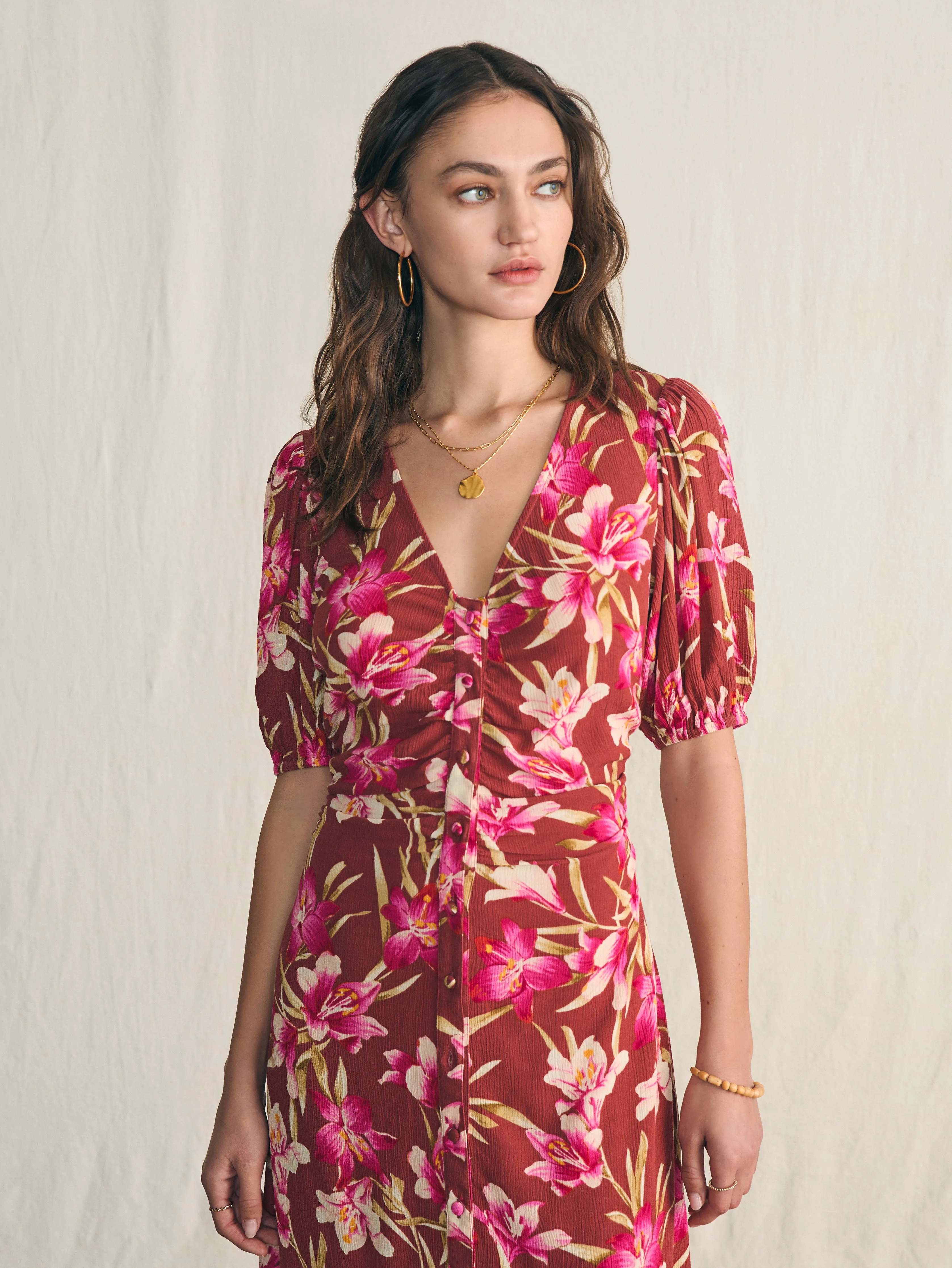 Sorrento Dress - Majorca Floral sold by Faherty product image thumbnail 3