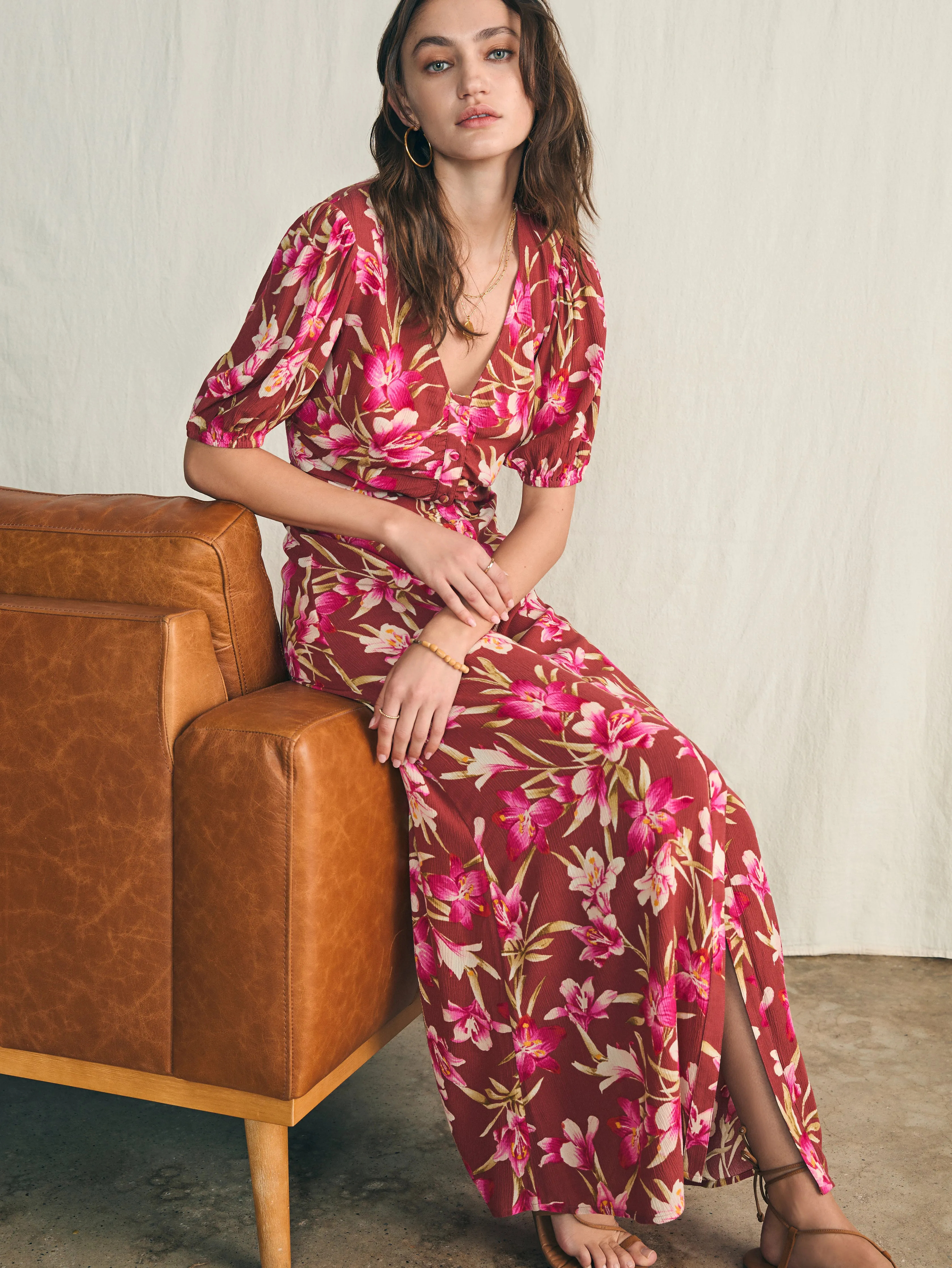 Sorrento Dress - Majorca Floral sold by Faherty product image thumbnail 2