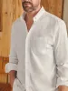 Supima Oxford Shirt (Tall) - Pure White sold by Faherty