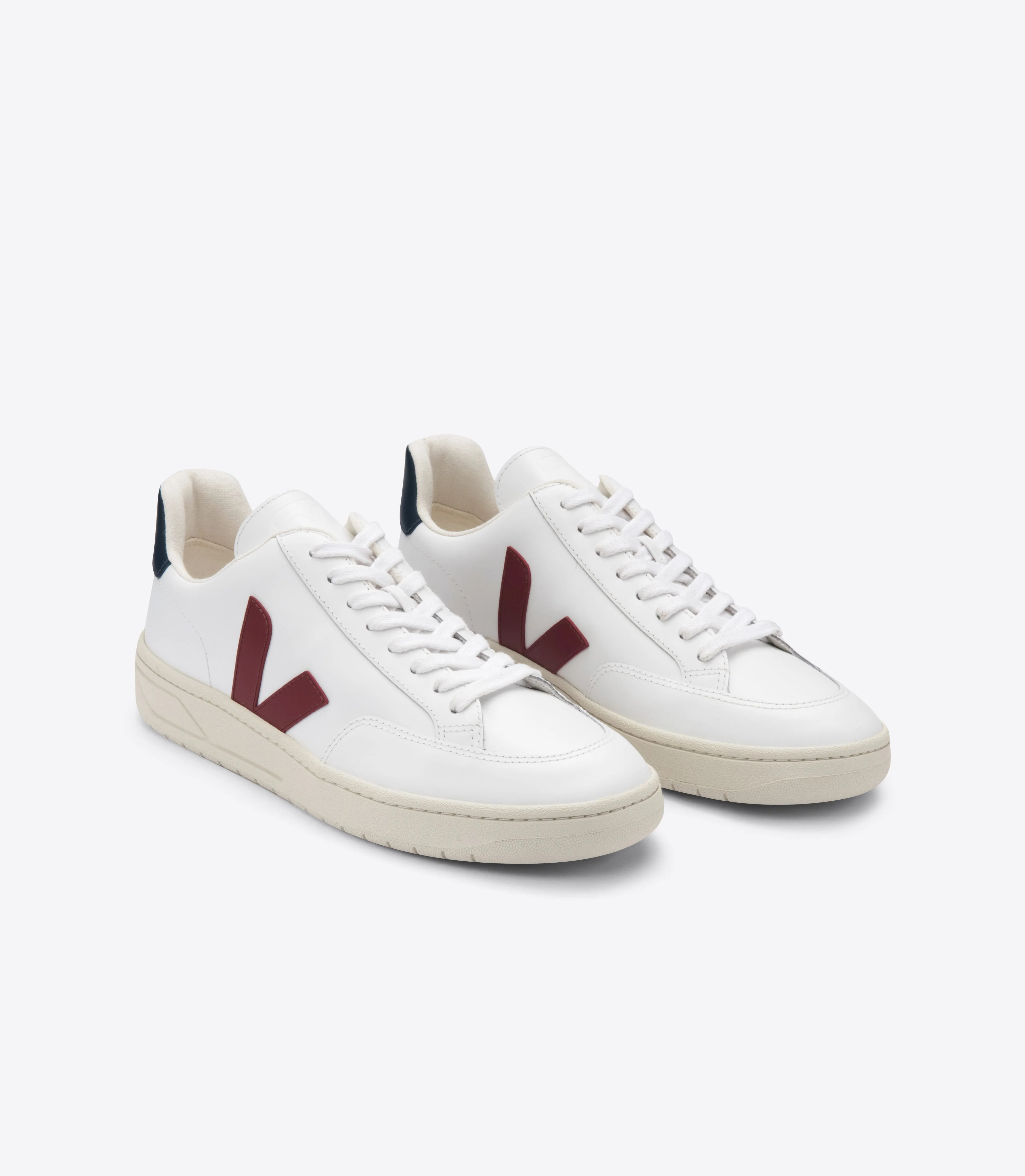VEJA Women's V-12 - Extra White Marsala Nautico sold by Faherty product image thumbnail 2