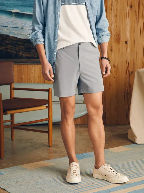 All Day™ Short 1.0 (5") - Ice Grey sold by Faherty
