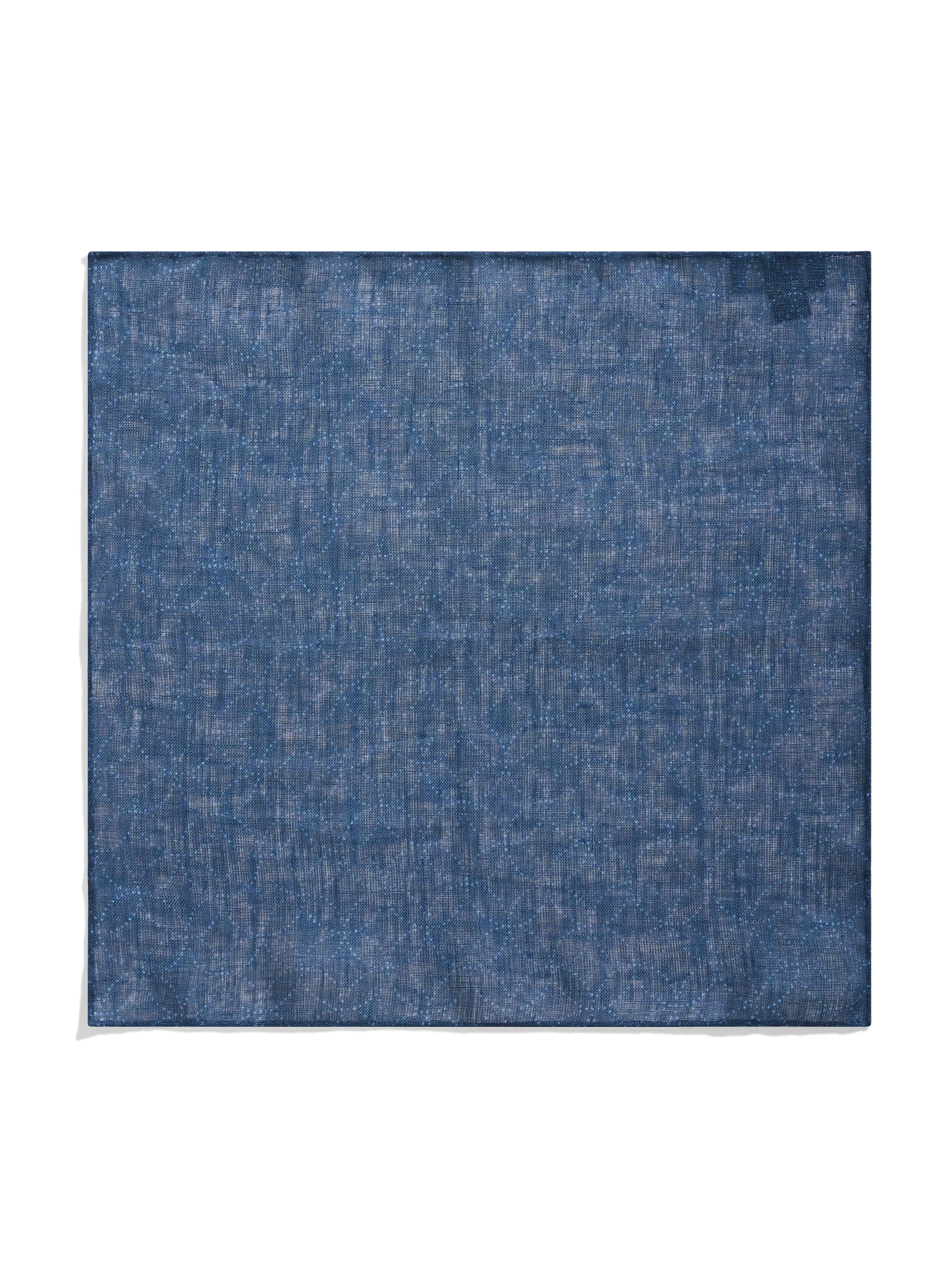Reserve Linen Pocket Square - Moonlight Batik sold by Faherty product image thumbnail 2