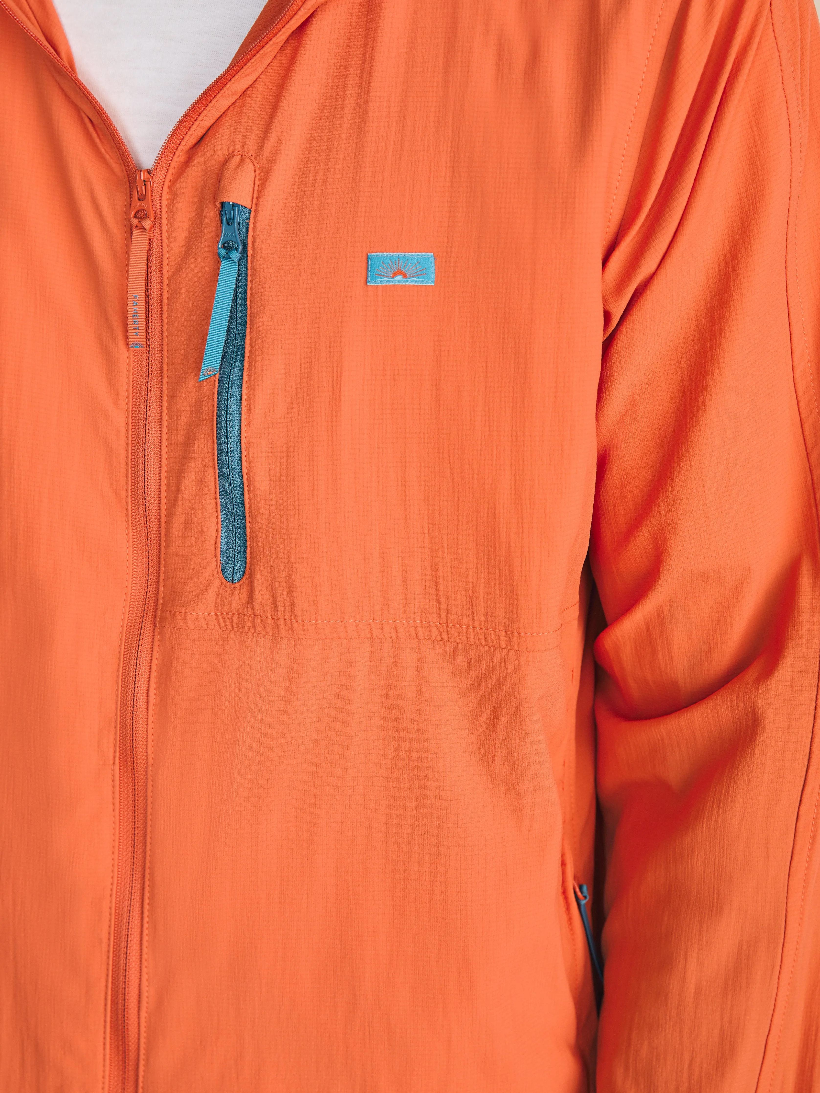 Shorelite Packable Anorak - Isle Orange sold by Faherty product image thumbnail 5
