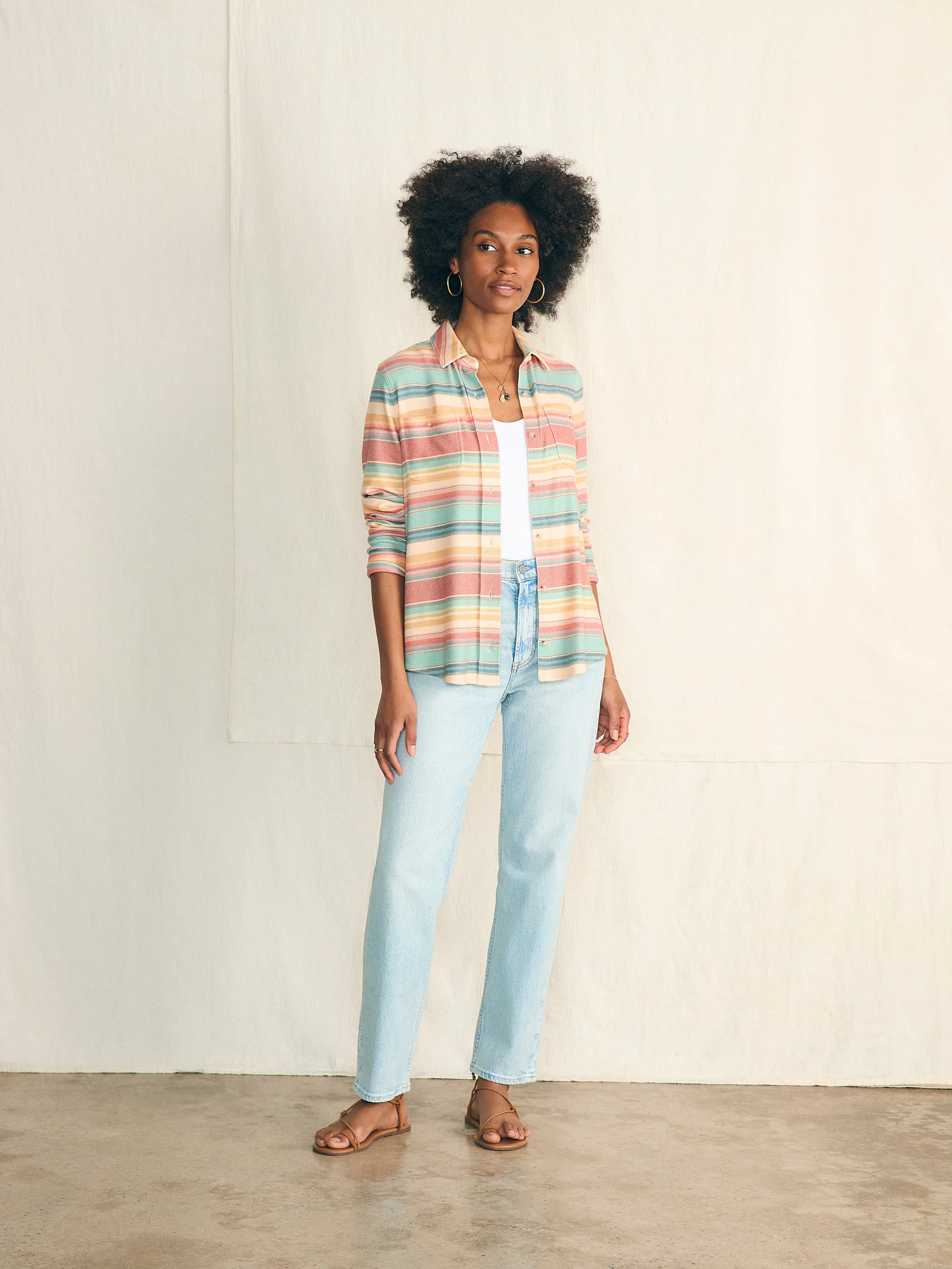 Legend™ Sweater Shirt - Sunset Canyon sold by Faherty product image thumbnail 4