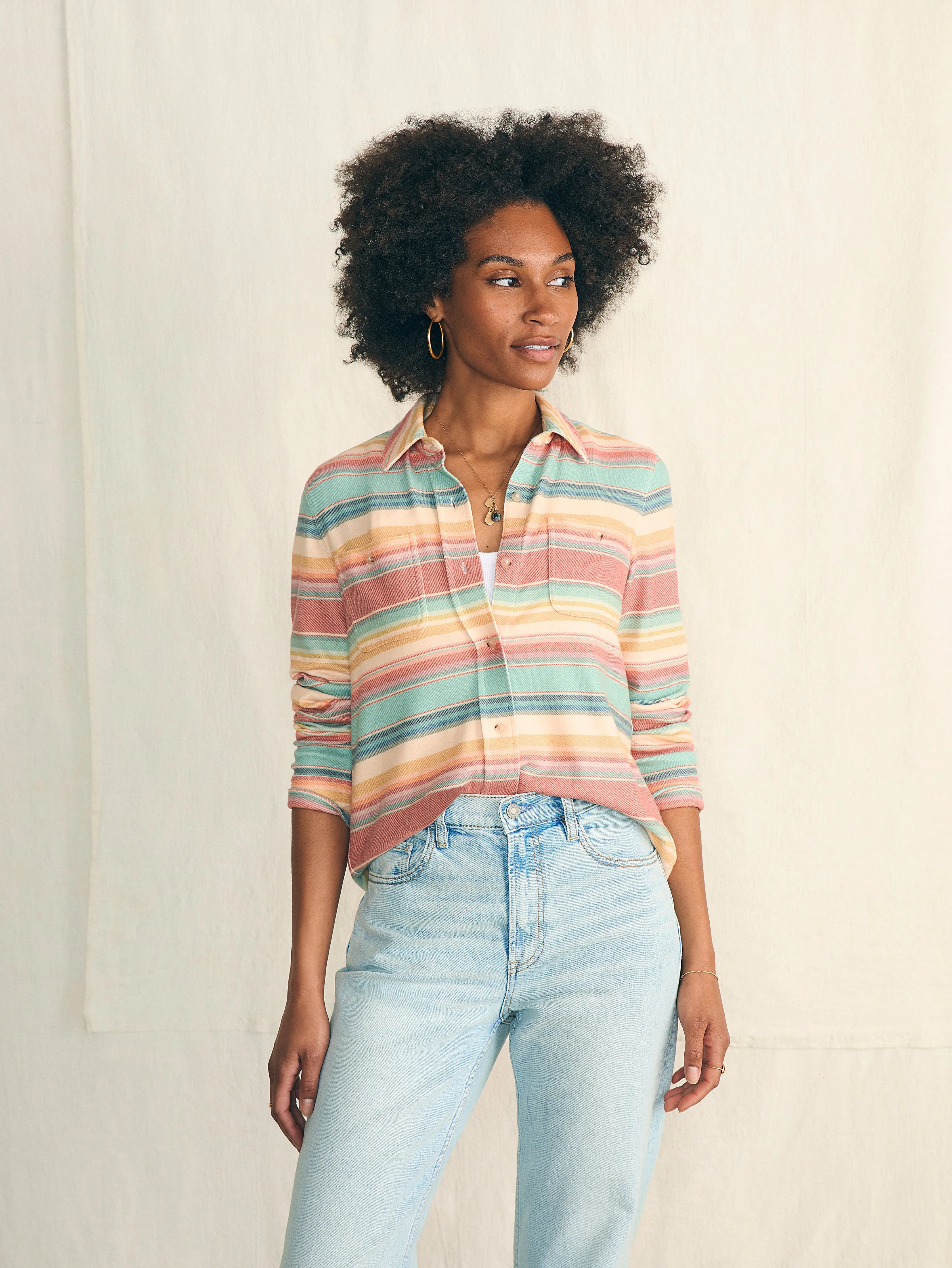 Legend™ Sweater Shirt - Sunset Canyon sold by Faherty product image thumbnail 2