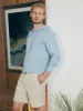 Coastline Stretch Chino Short (8" Inseam) - Stone sold by Faherty