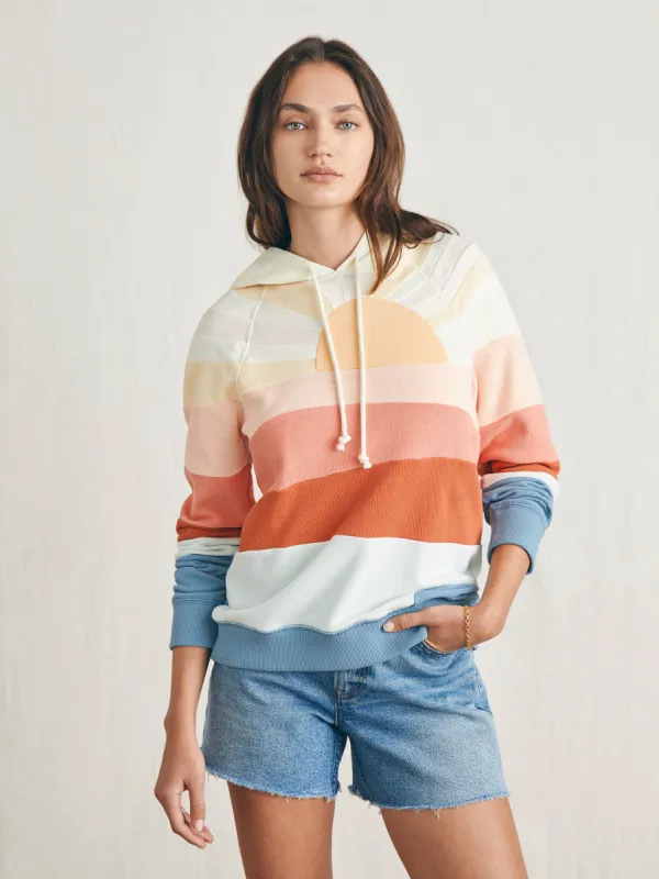 Soleil Hoodie - Sahara Sun sold by Faherty