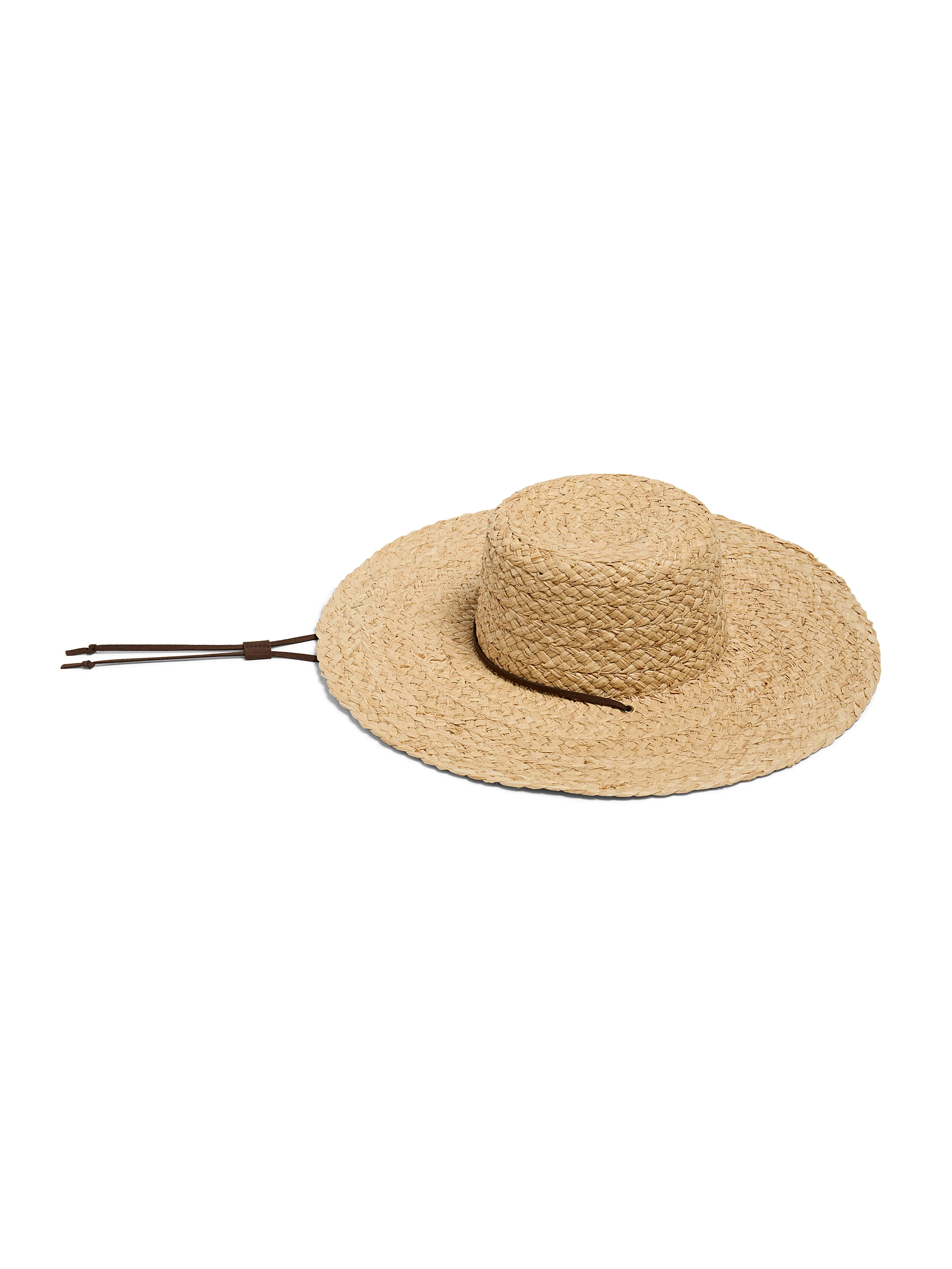 Raffia Lifeguard Hat - Natural sold by Faherty product image thumbnail 4