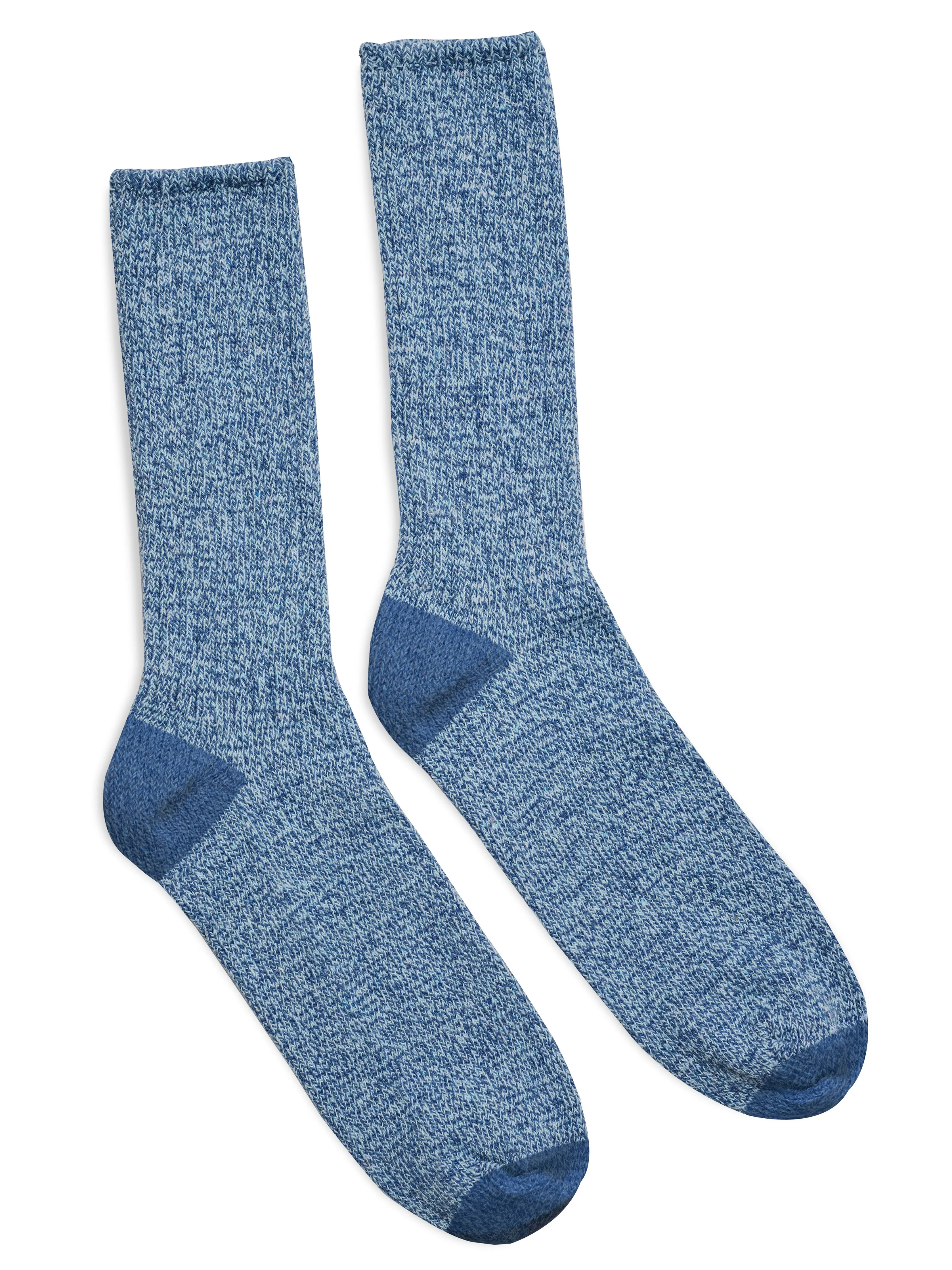Marled Slub Sock - Blue Sky Marl sold by Faherty