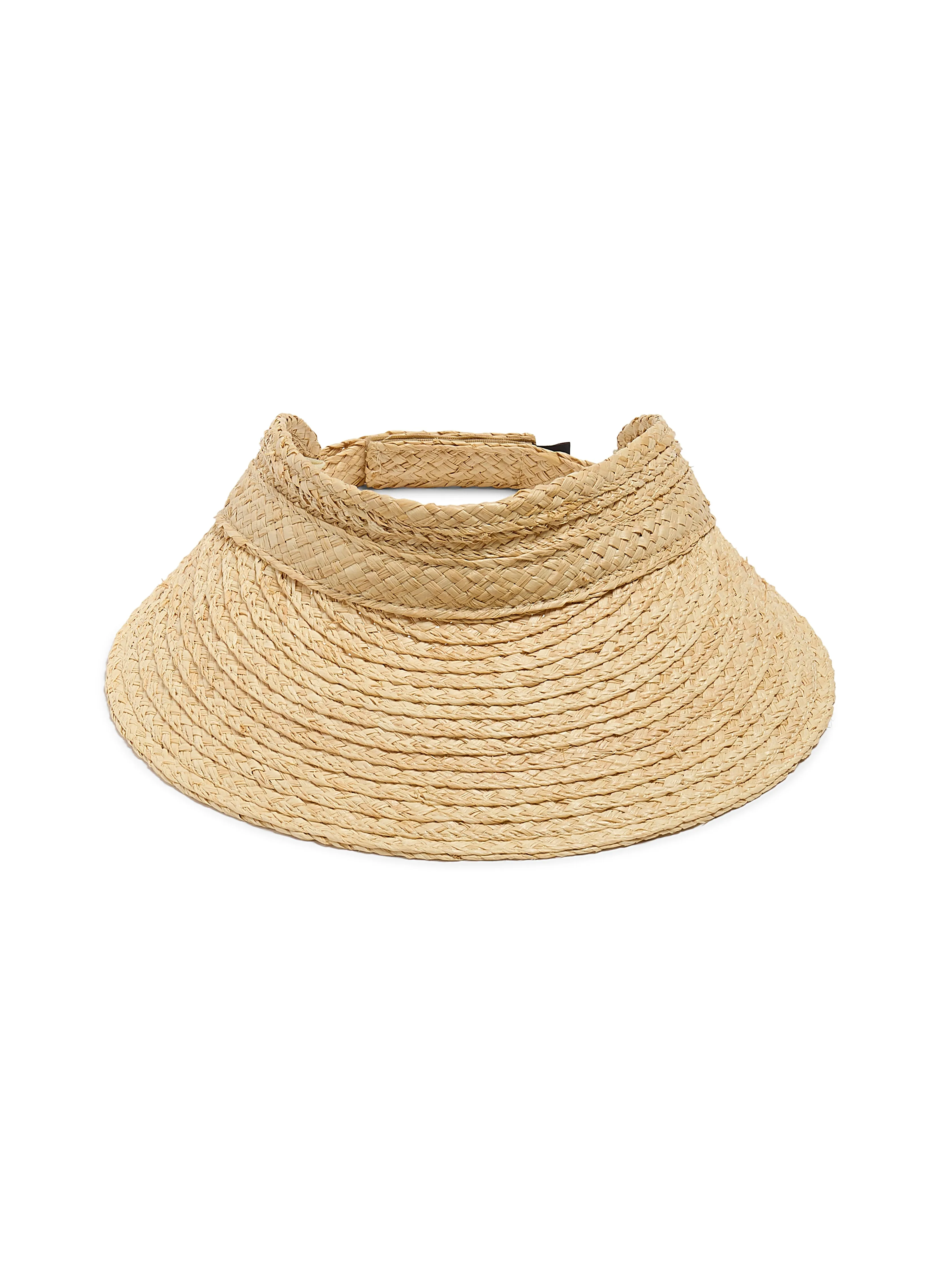 Raffia Packable Visor - Natural sold by Faherty product image thumbnail 3