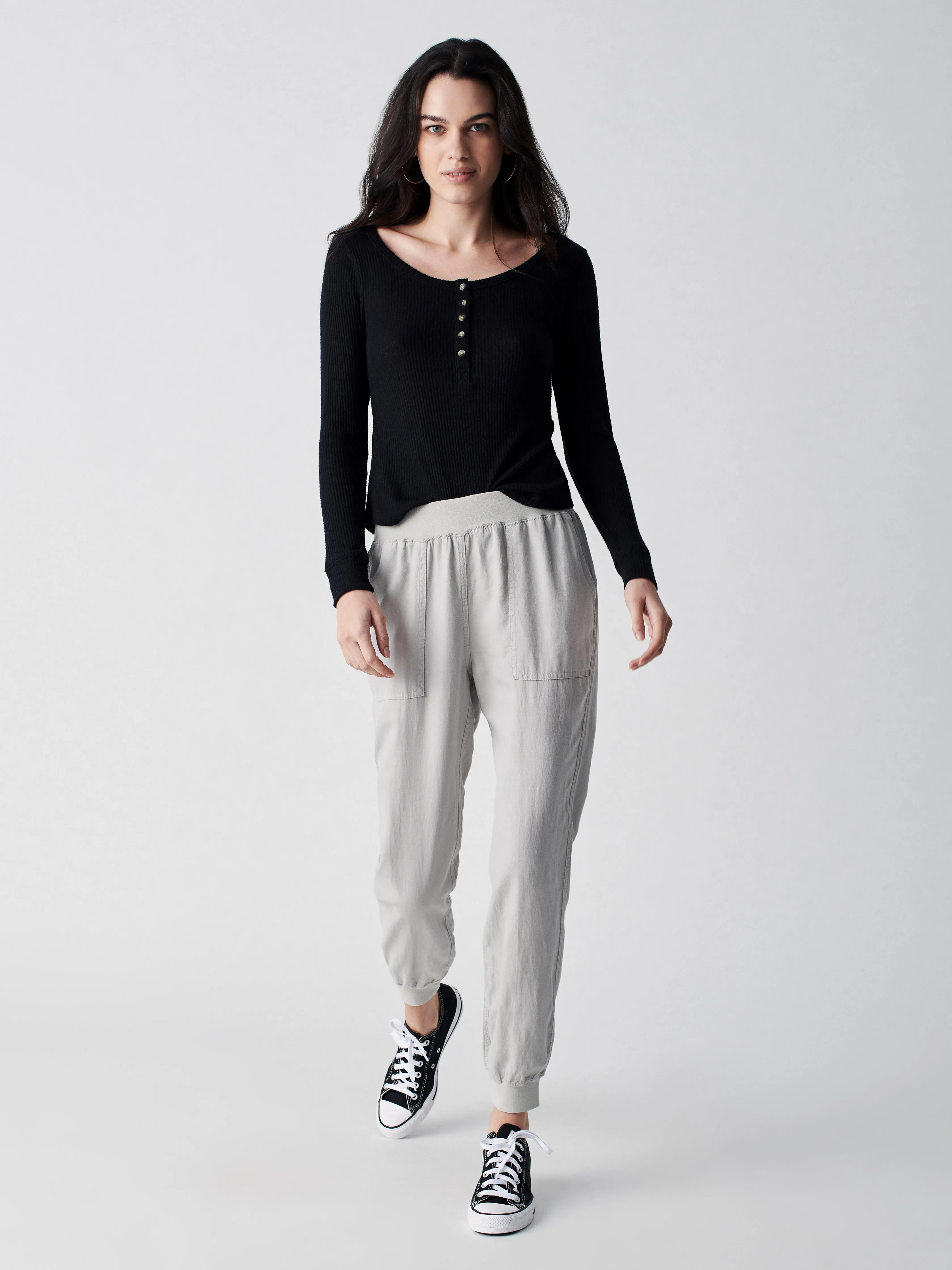 Arlie Jogger - Stone sold by Faherty product image thumbnail 3