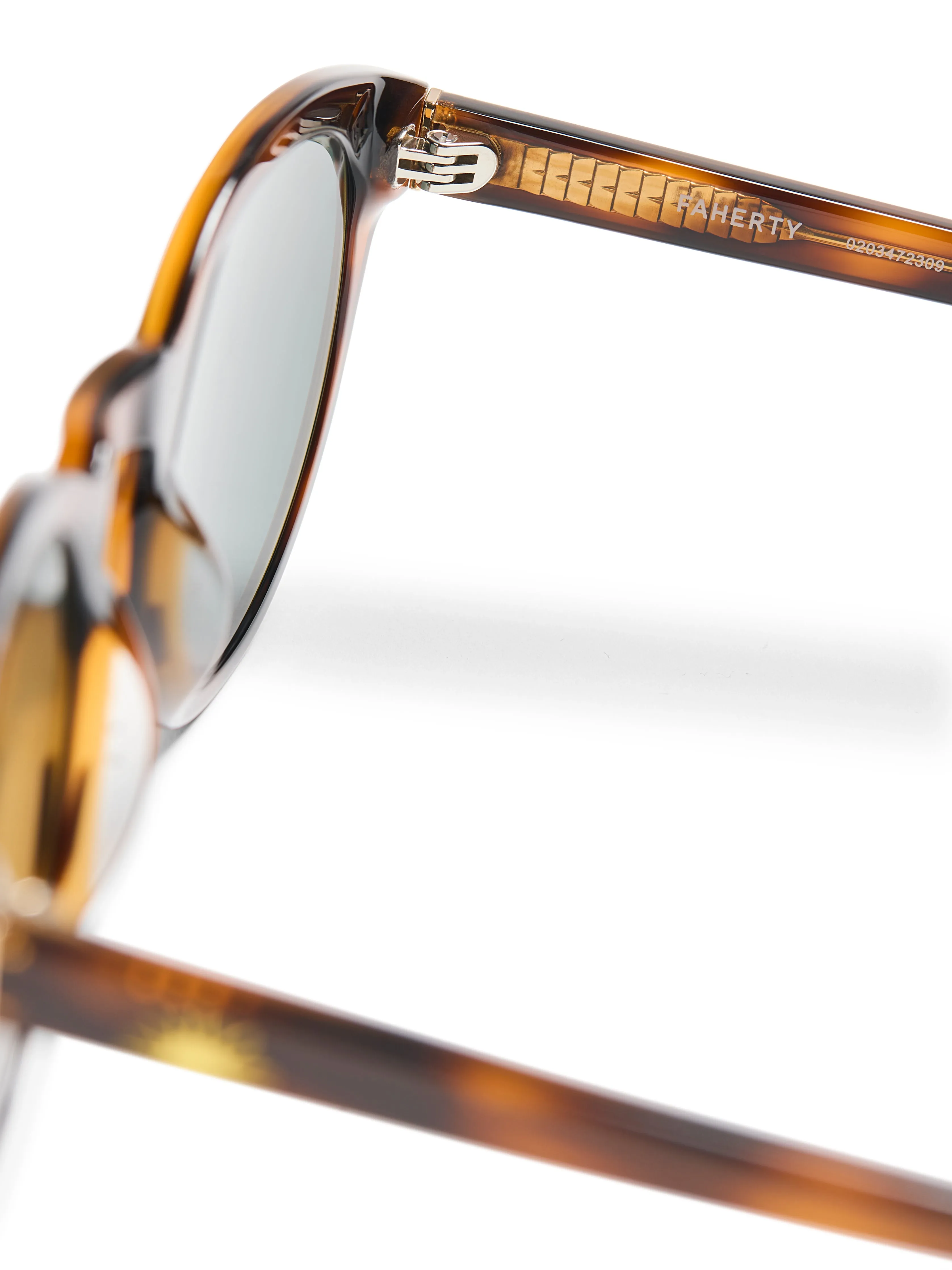 Norris Sunglasses - Tortoise sold by Faherty product image thumbnail 3