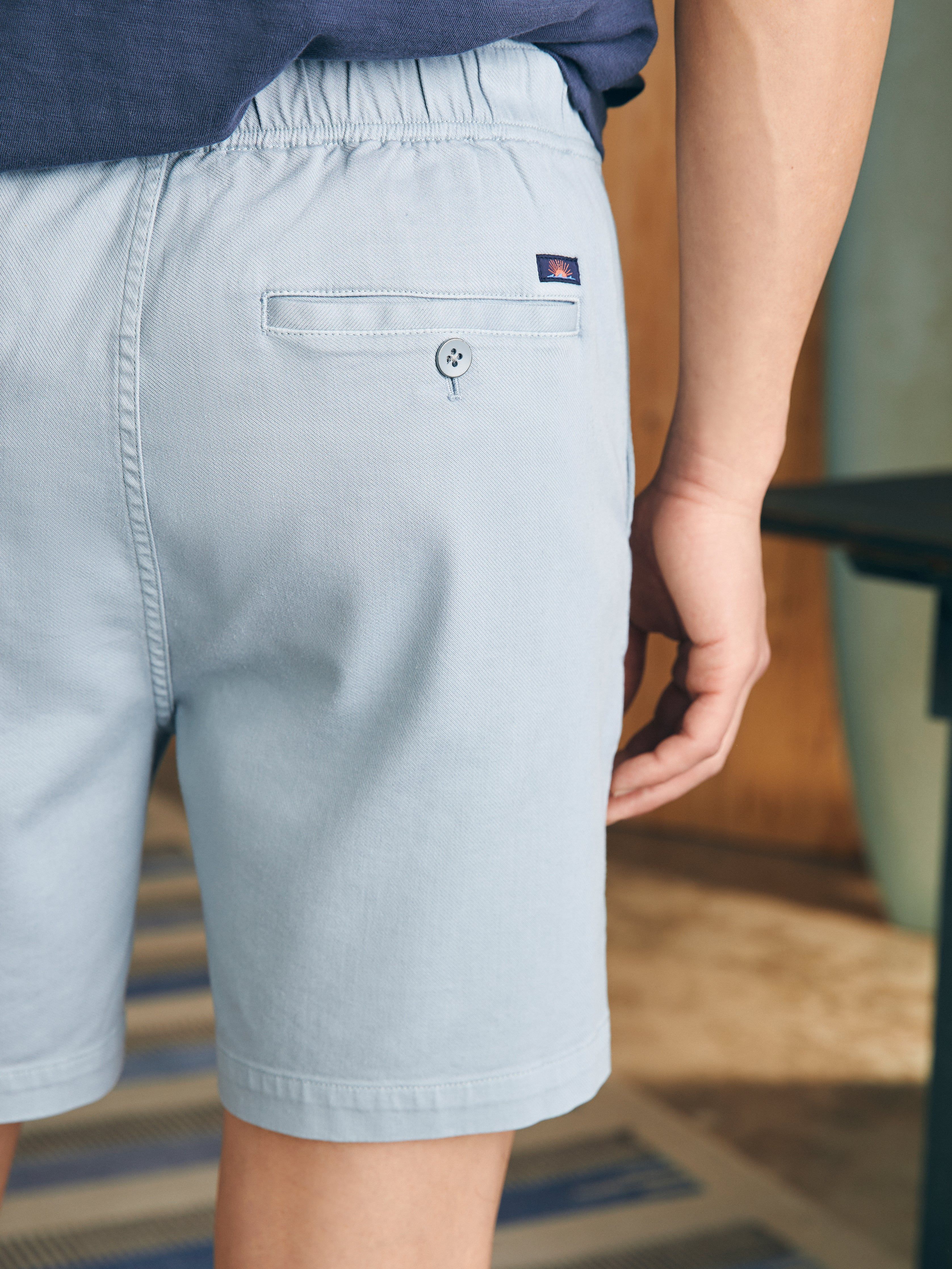 Essential Drawstring Short (6.5" Inseam) - Rocky Grey sold by Faherty product image thumbnail 4
