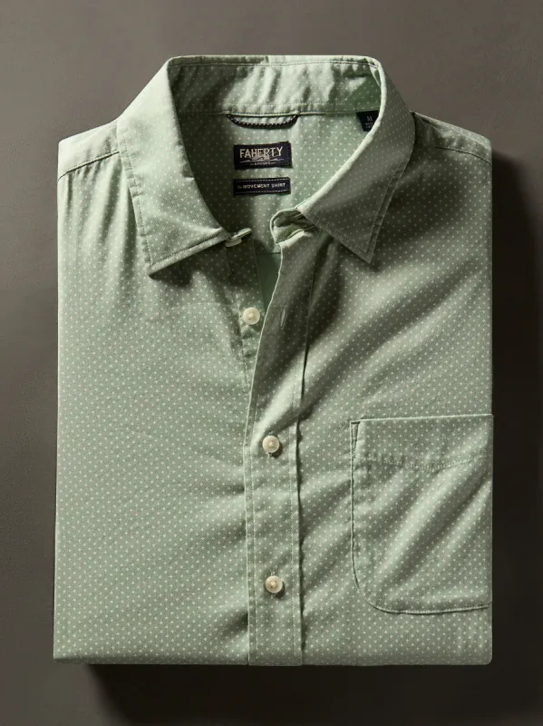 Movement™ Short-Sleeve Shirt - Sage Meridian Print sold by Faherty