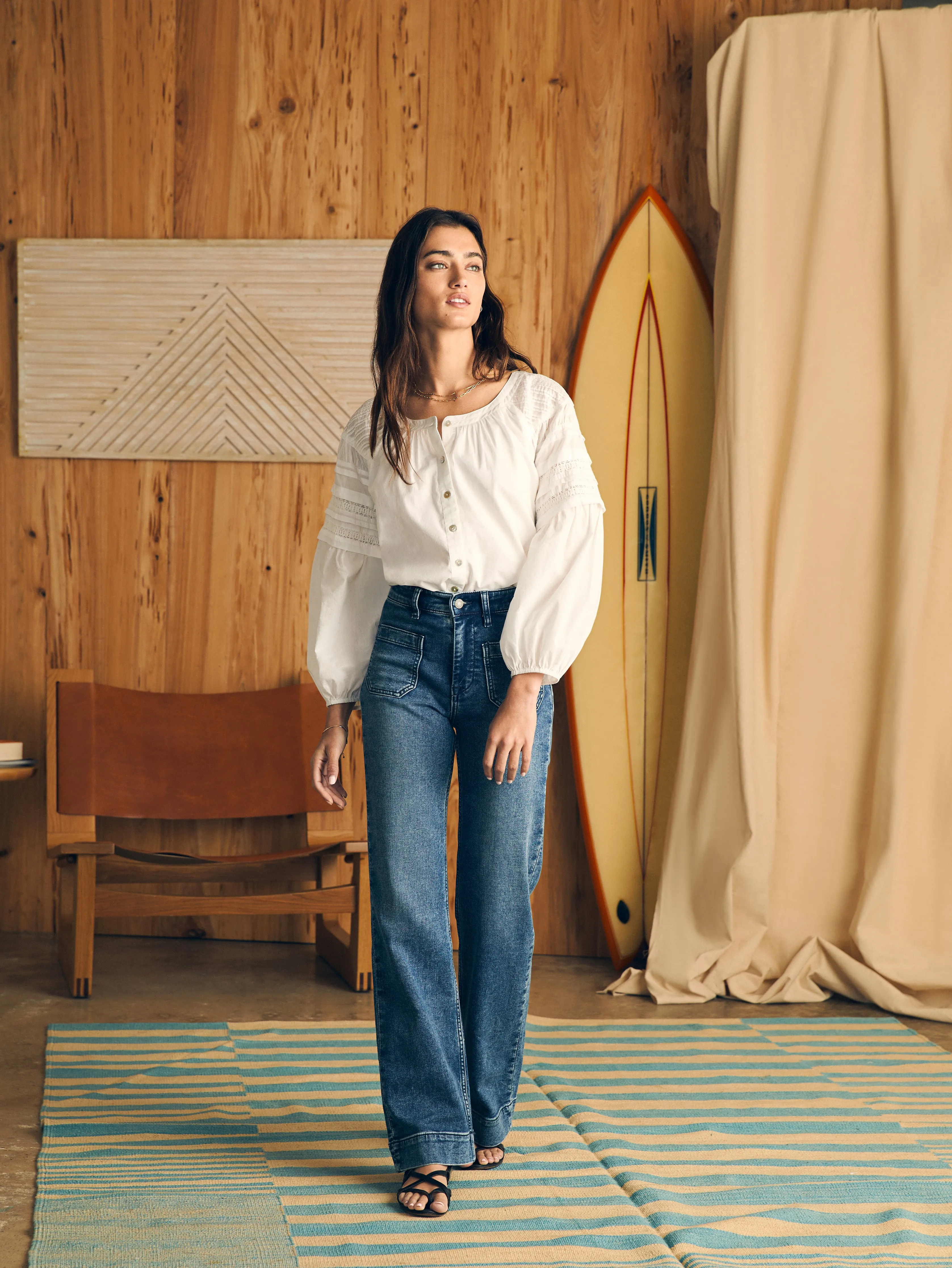 Enna Top - White sold by Faherty product image thumbnail 3