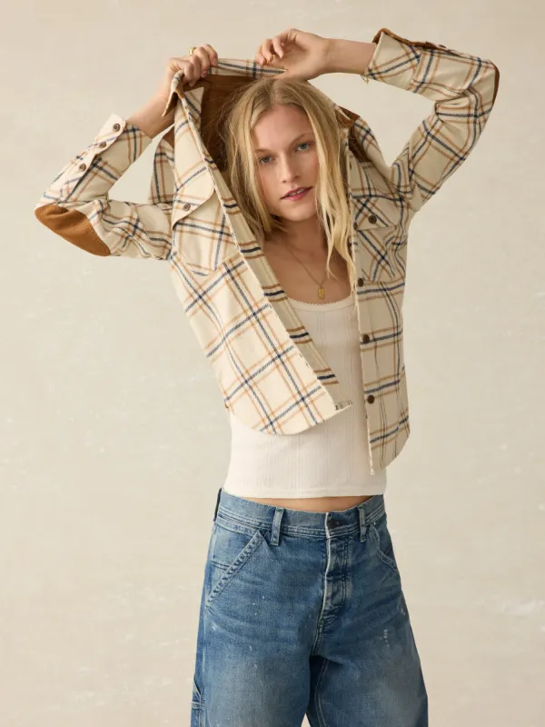 Daly Shirt - Sand Dune Plaid sold by Faherty