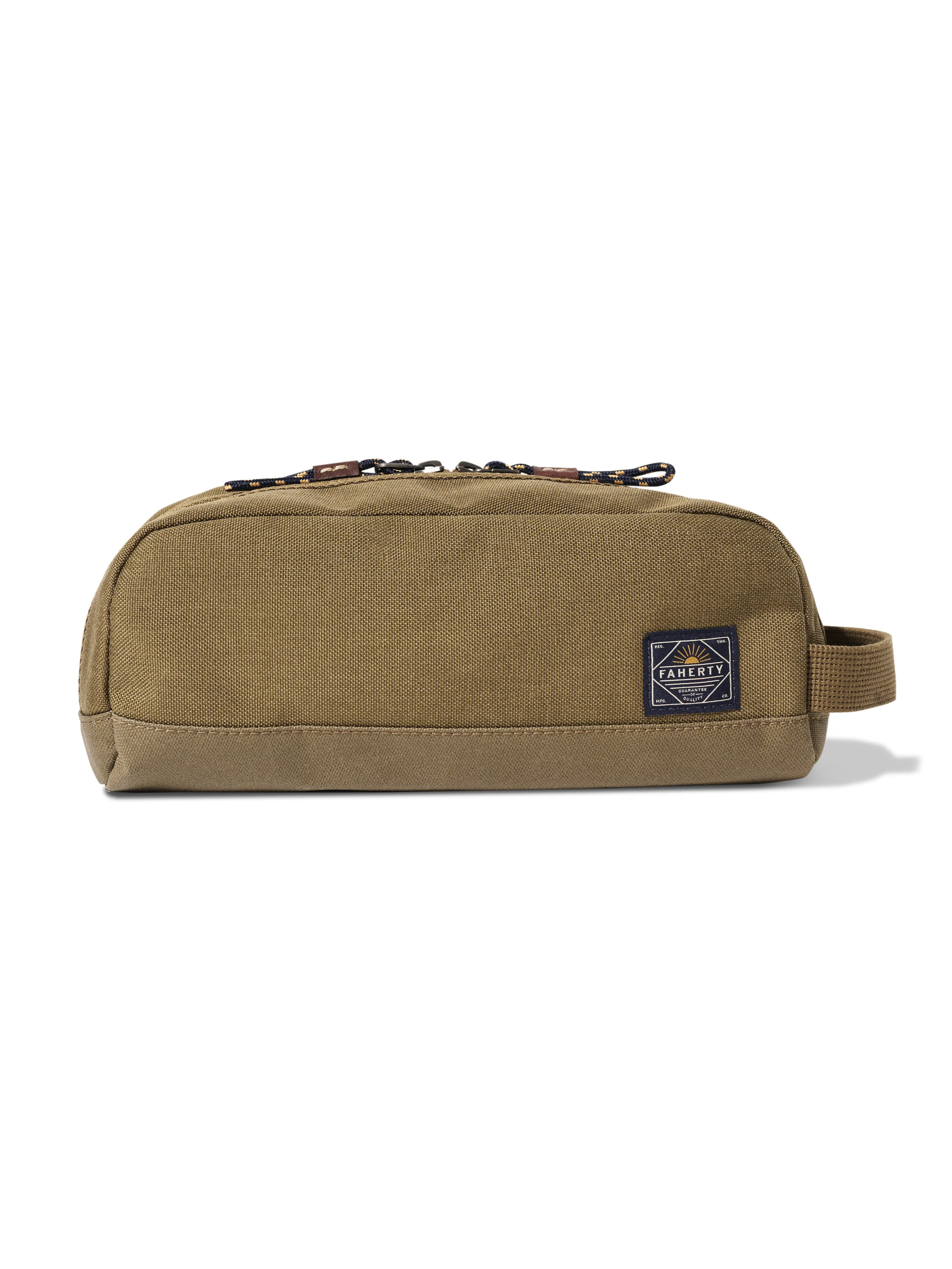 Latitude Dopp Kit - Olive sold by Faherty