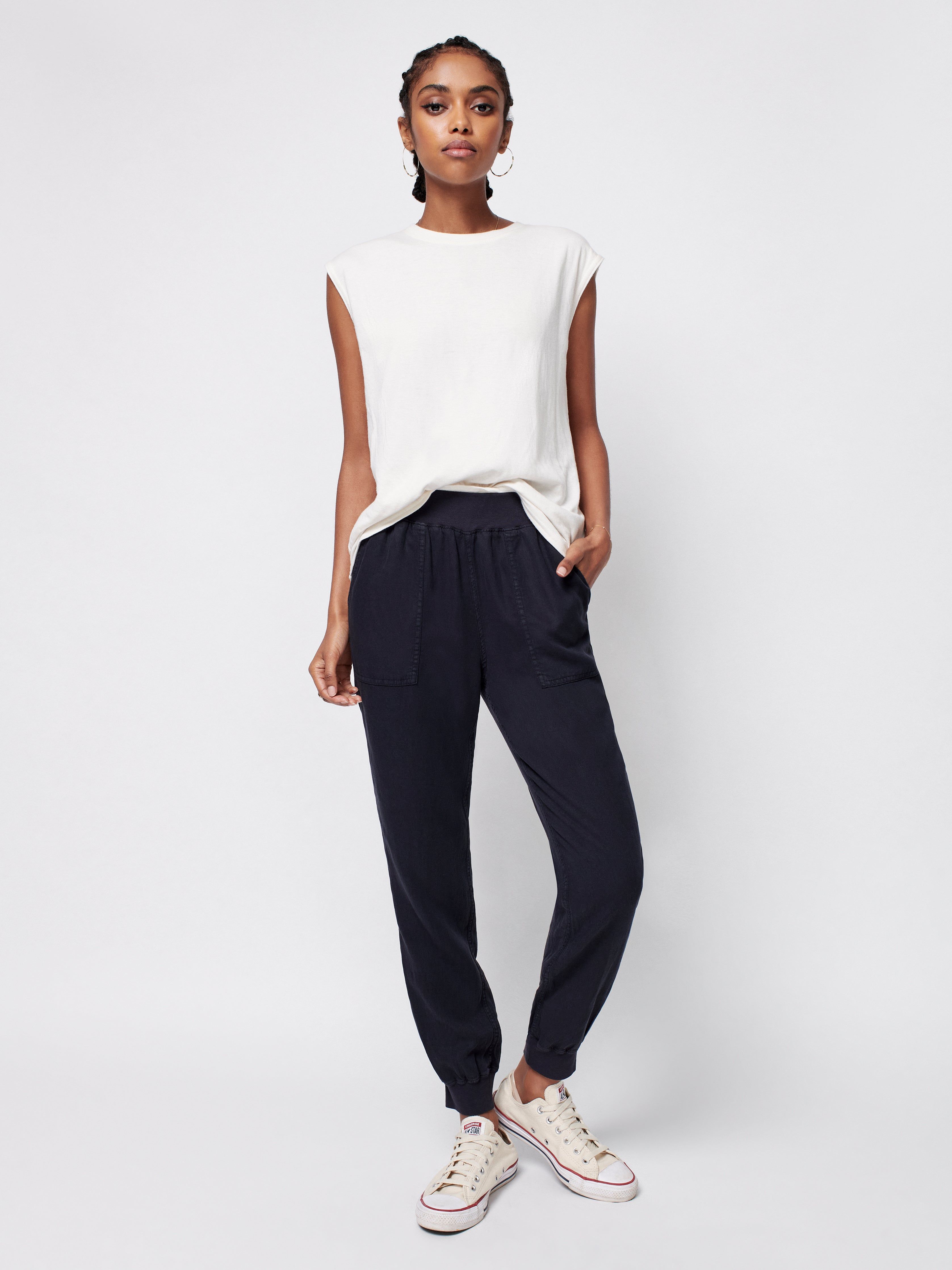 Arlie Jogger - Washed Black sold by Faherty product image thumbnail 4