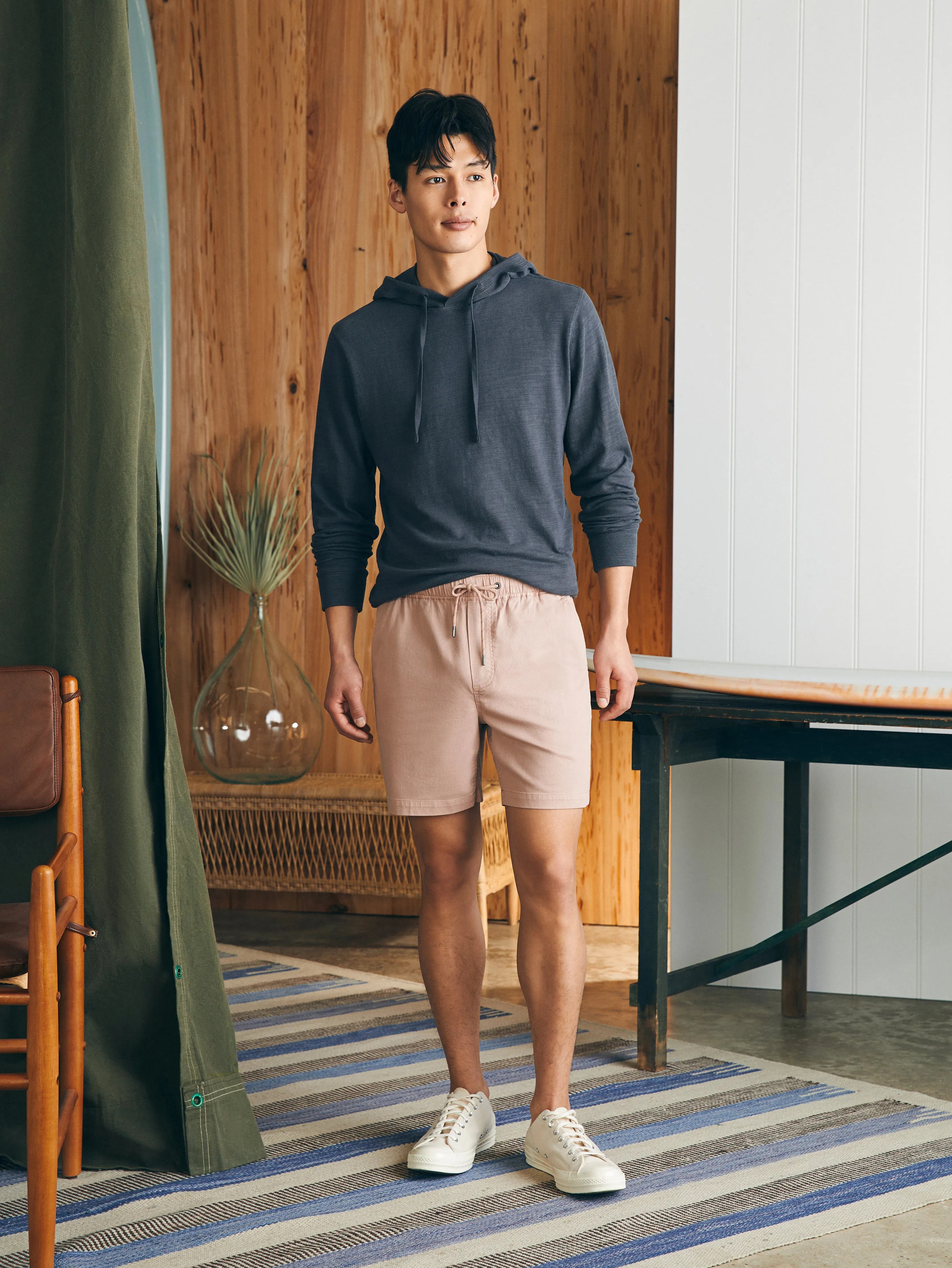 Essential Drawstring Short (6.5" Inseam) - Adobe sold by Faherty product image thumbnail 4